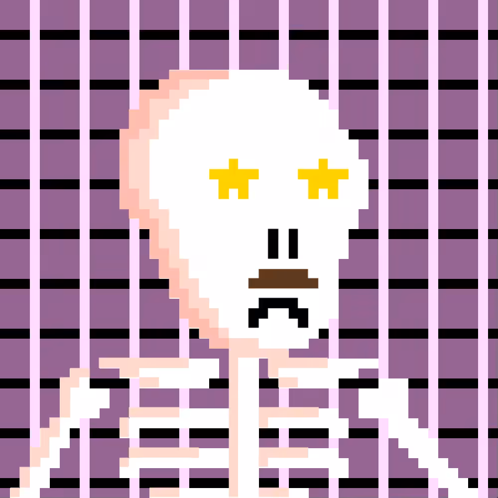 PIXEL SKULLETTI 1 #168