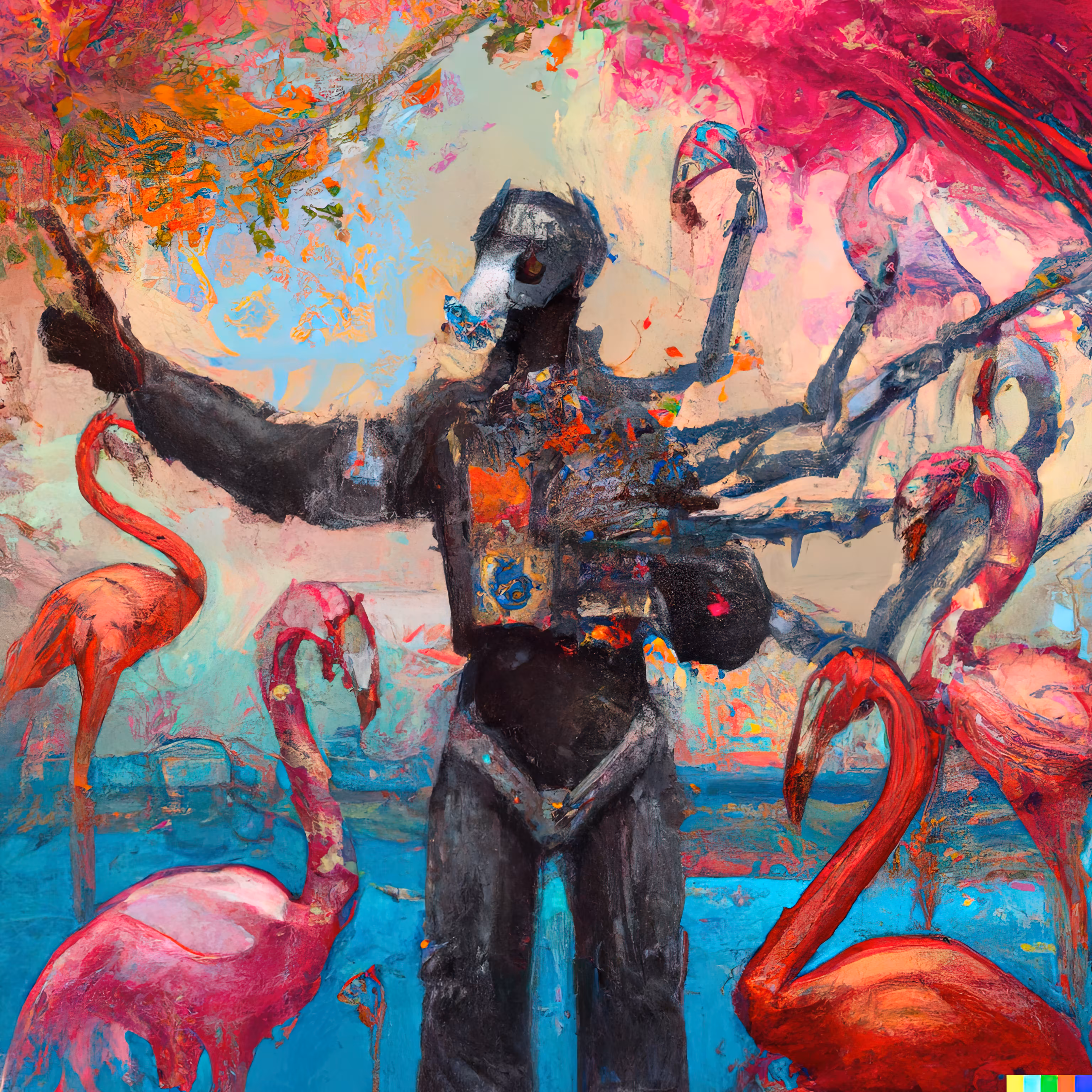 Cyborgs, robots flamingos planeando construcciones en el Metaverso IV -Steven Pinker