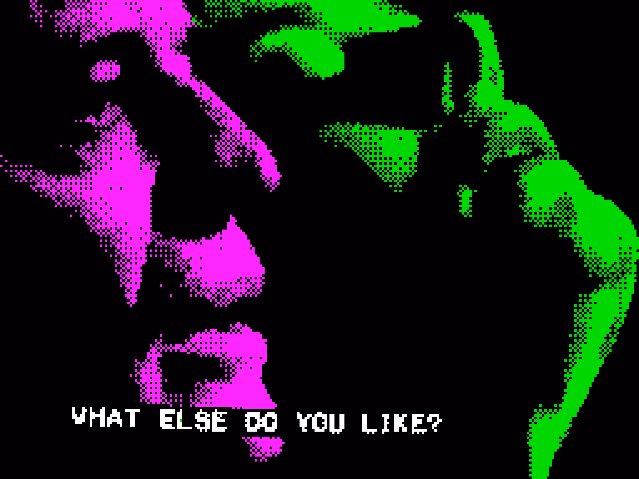 WHAT ELSE DO YOU LIKE