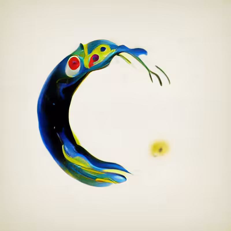 Alien Sea Creature What Hails From Planet Miró