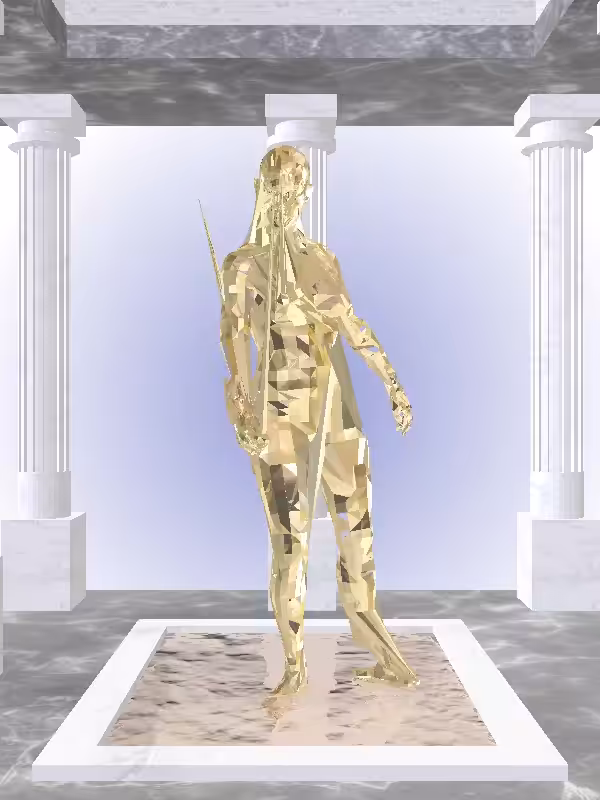 The Fragmented Drunk Fool's Gold Woman #7357
