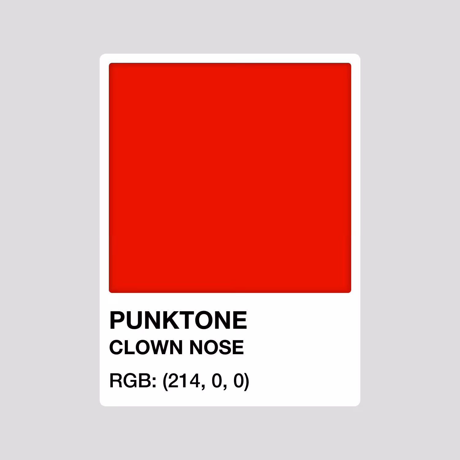 PUNKTONE CLOWN NOSE