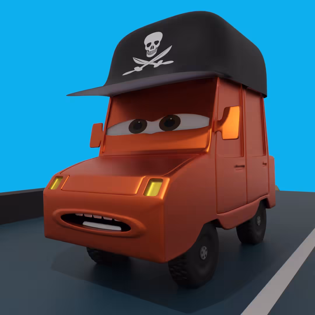 3d Car Punk  #0003