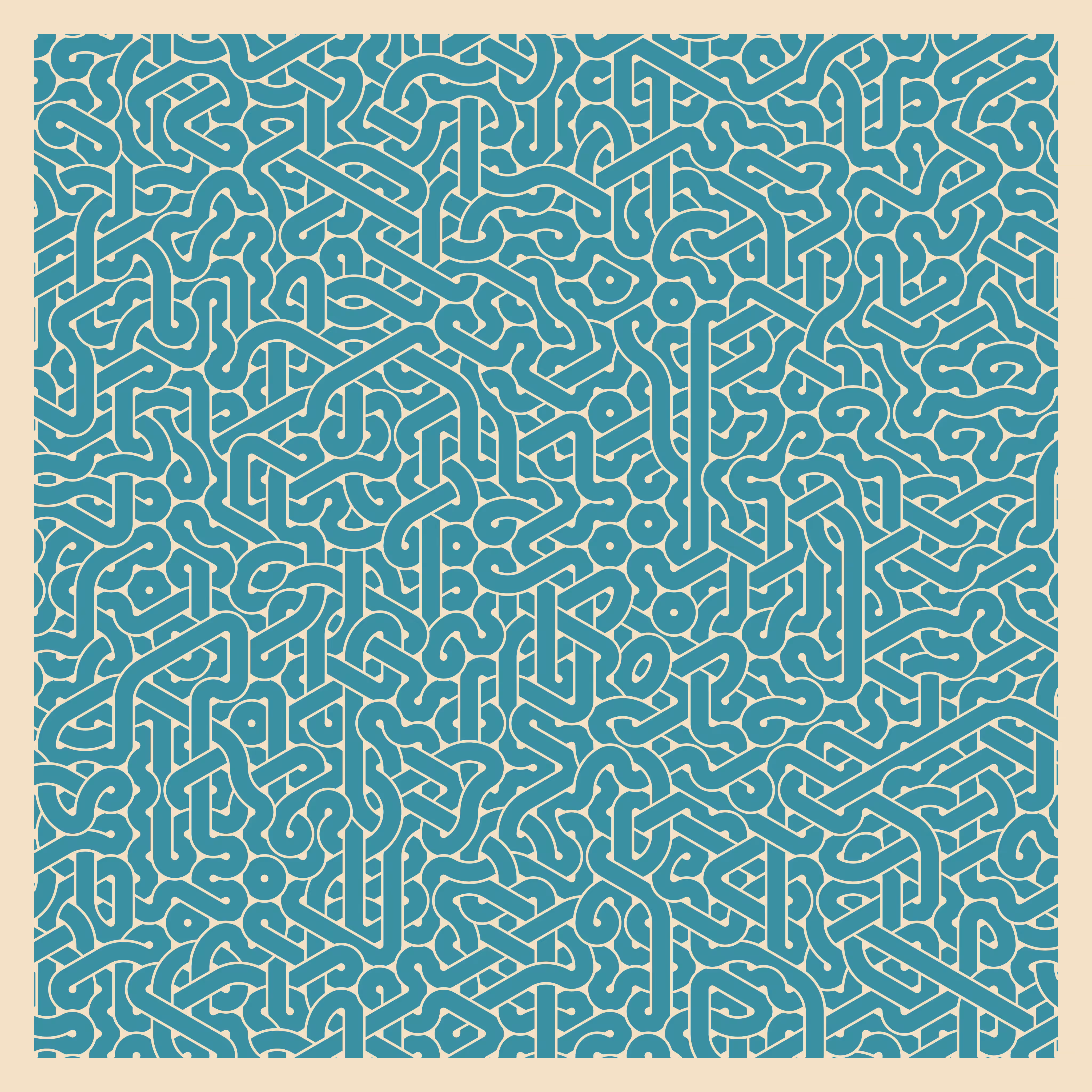 Hexagon Truchet