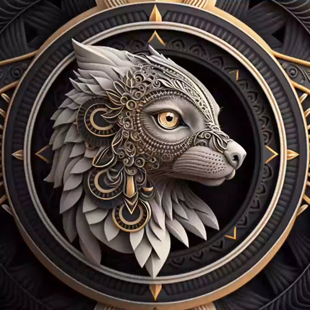 White indian wolf