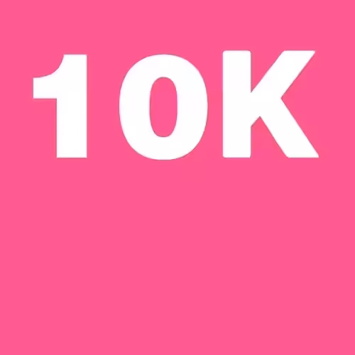 10K Followers THX - Pink
