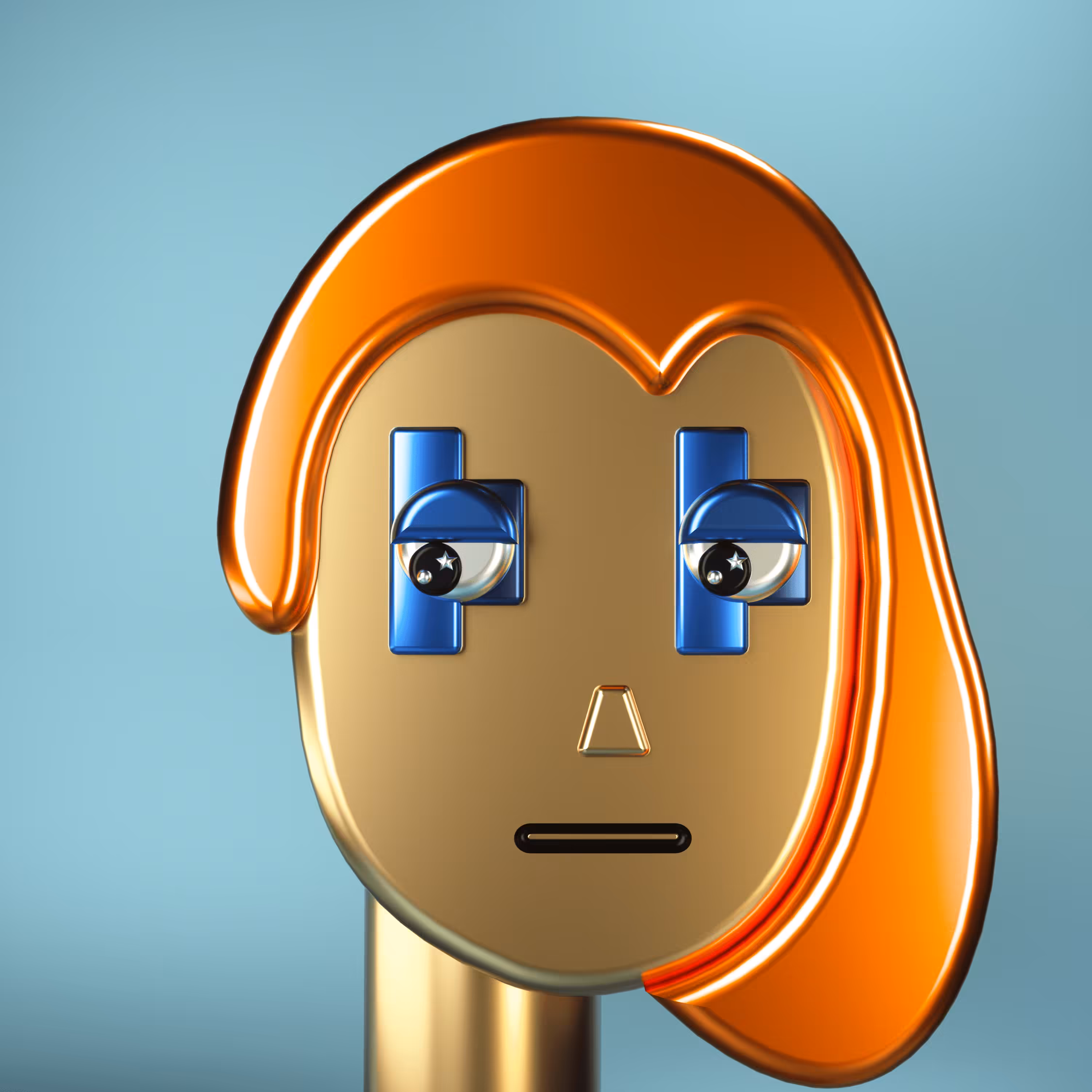 3D Chrome Punk #0763