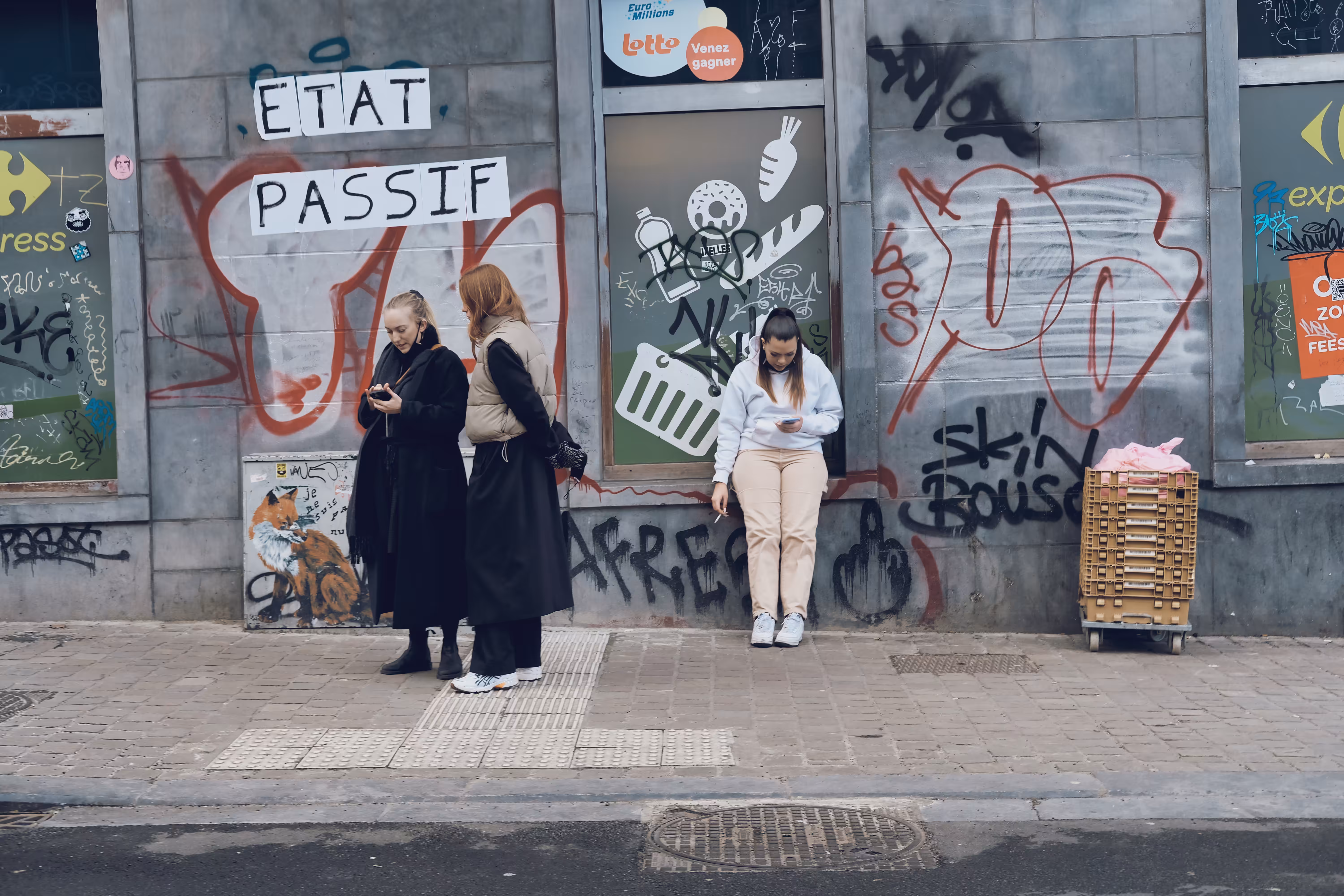 The saleswomen's break