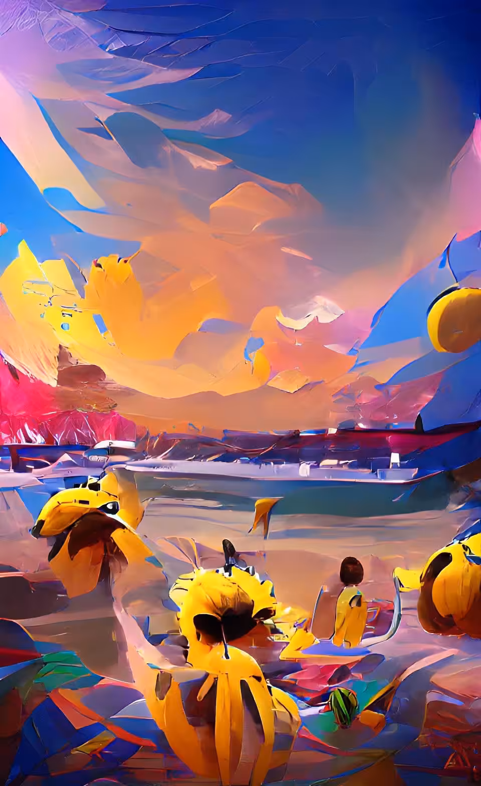 Sunflower on the Beach