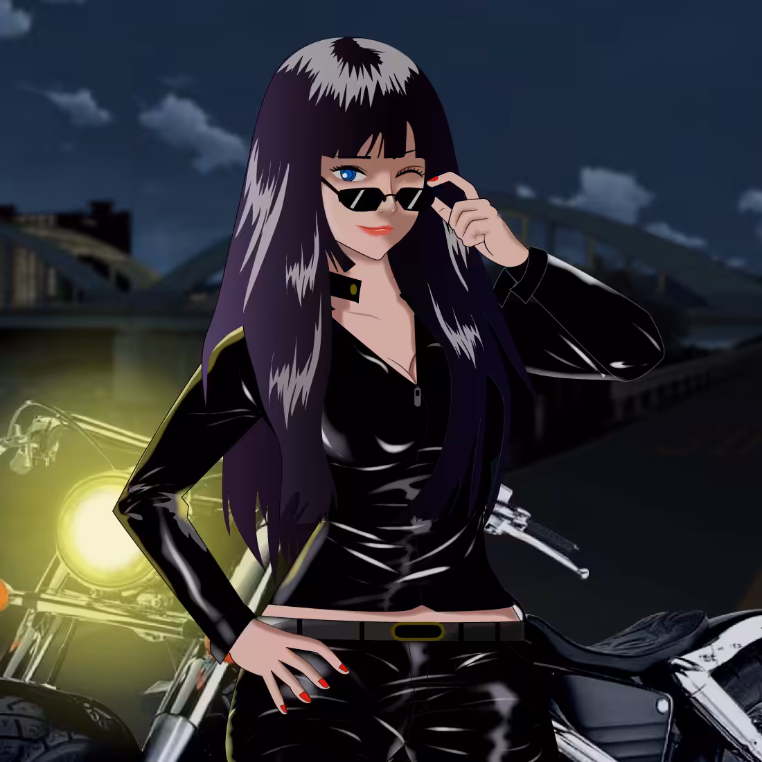 masumi tamaki - lady biker