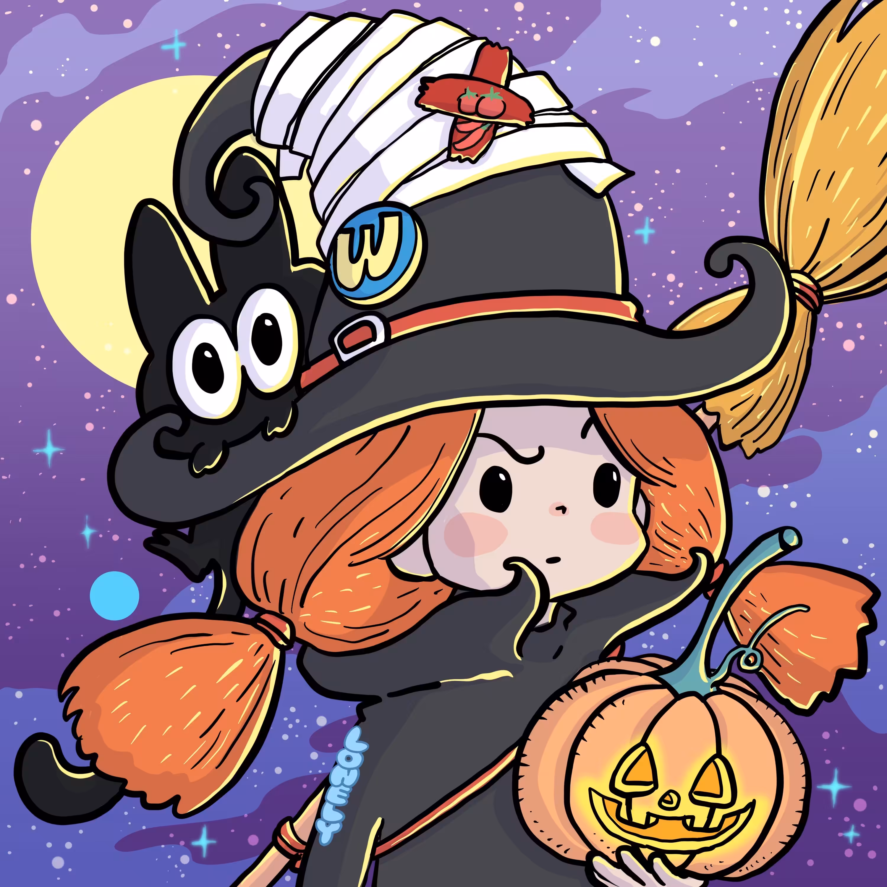 Art Night 001 - The little witch 🍭
