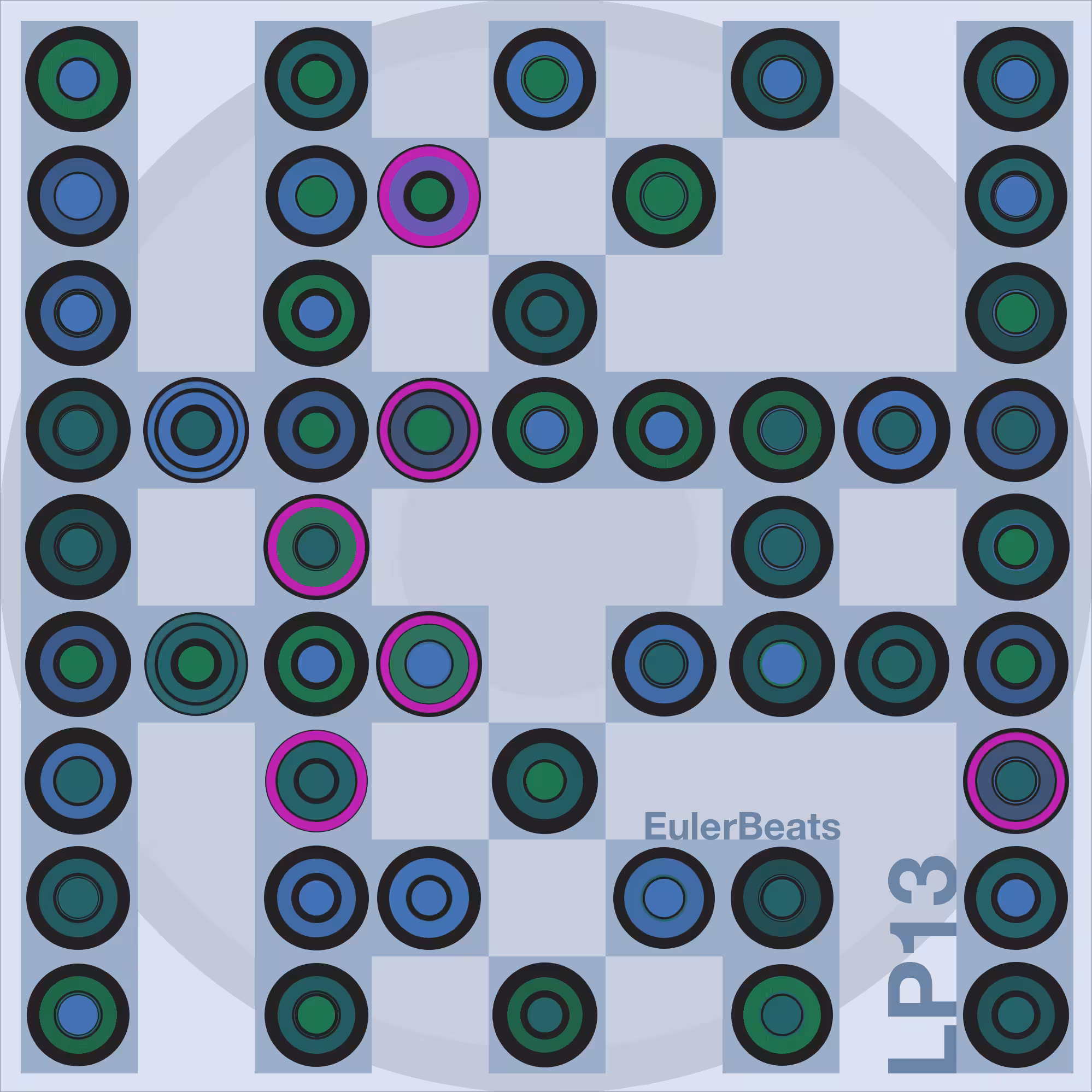 Eulerbeats LP13 Generative Cover Art: #41