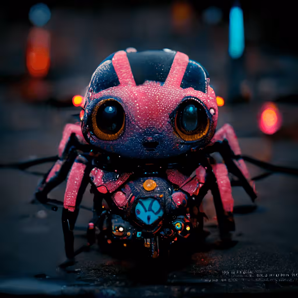 neon spider