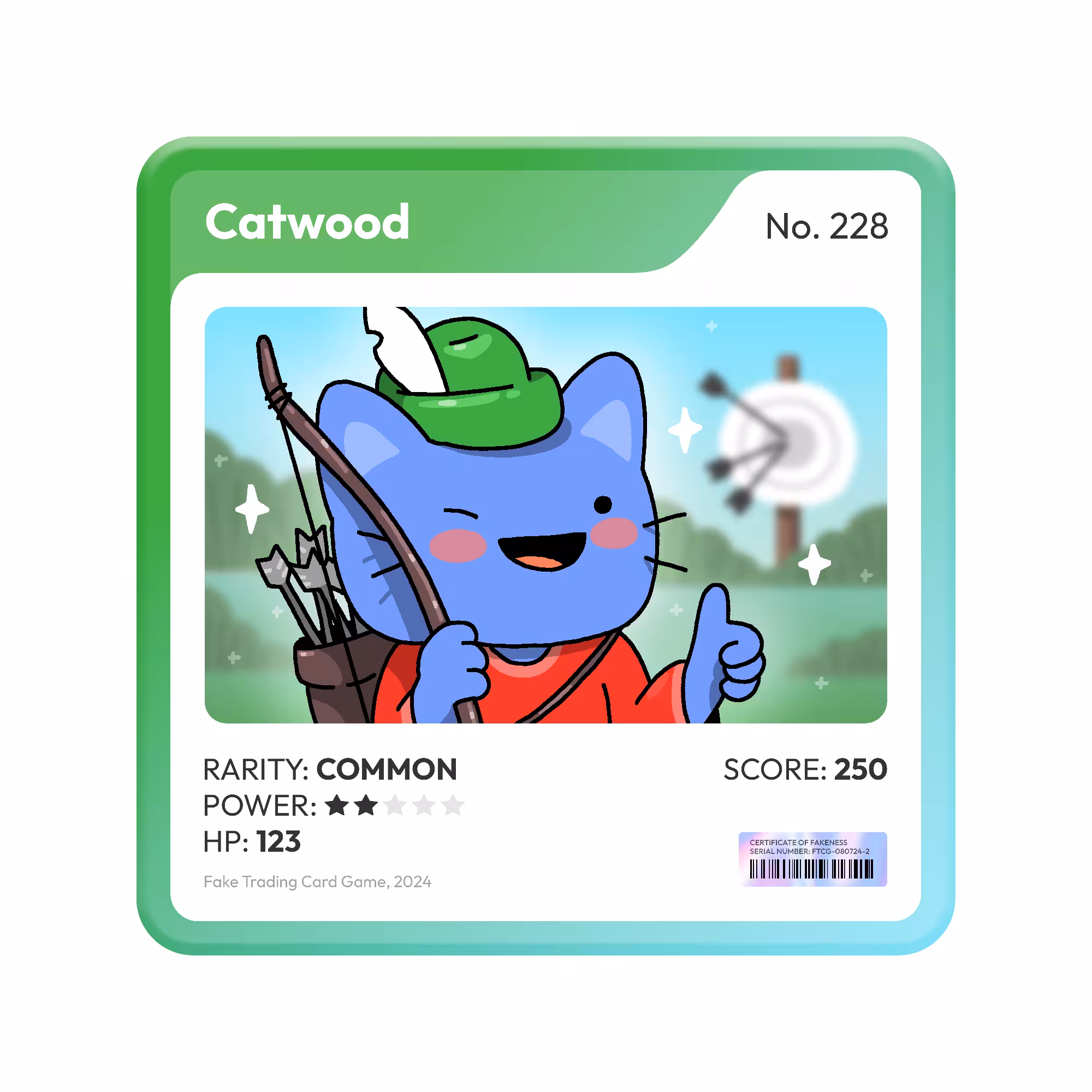 Fake Trading Card Game: Catwood
