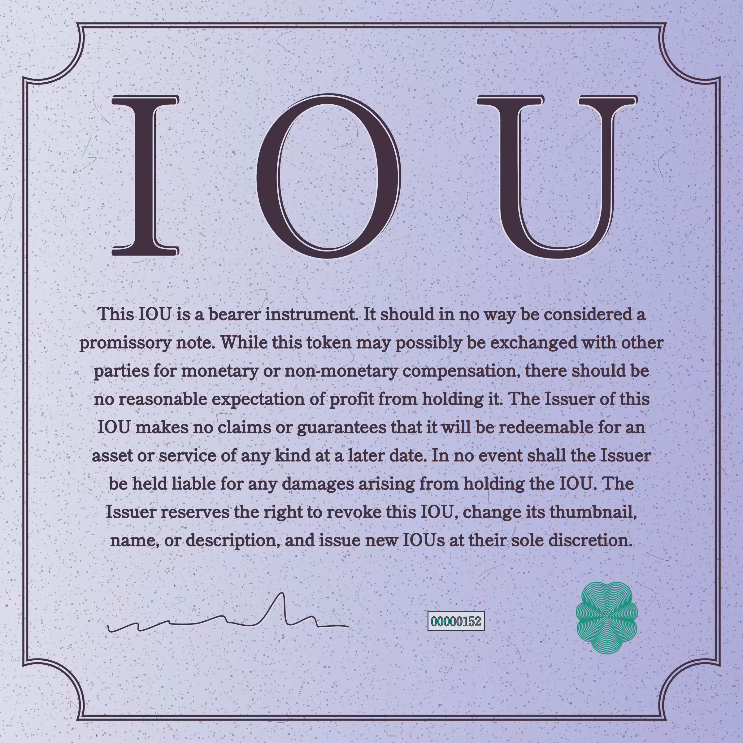 IOU #152
