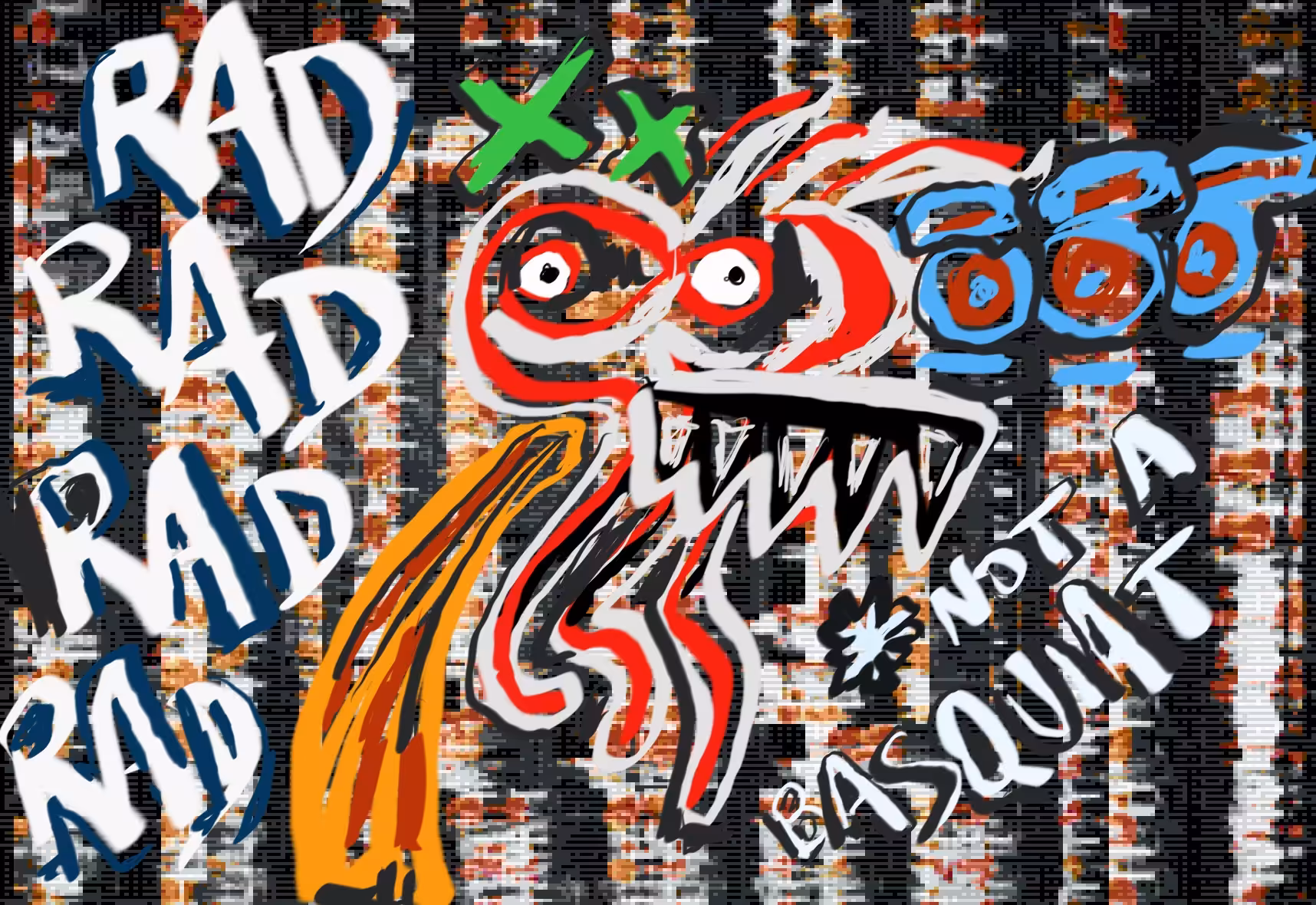 RAD⁴ ōōō *not a Basquiat 