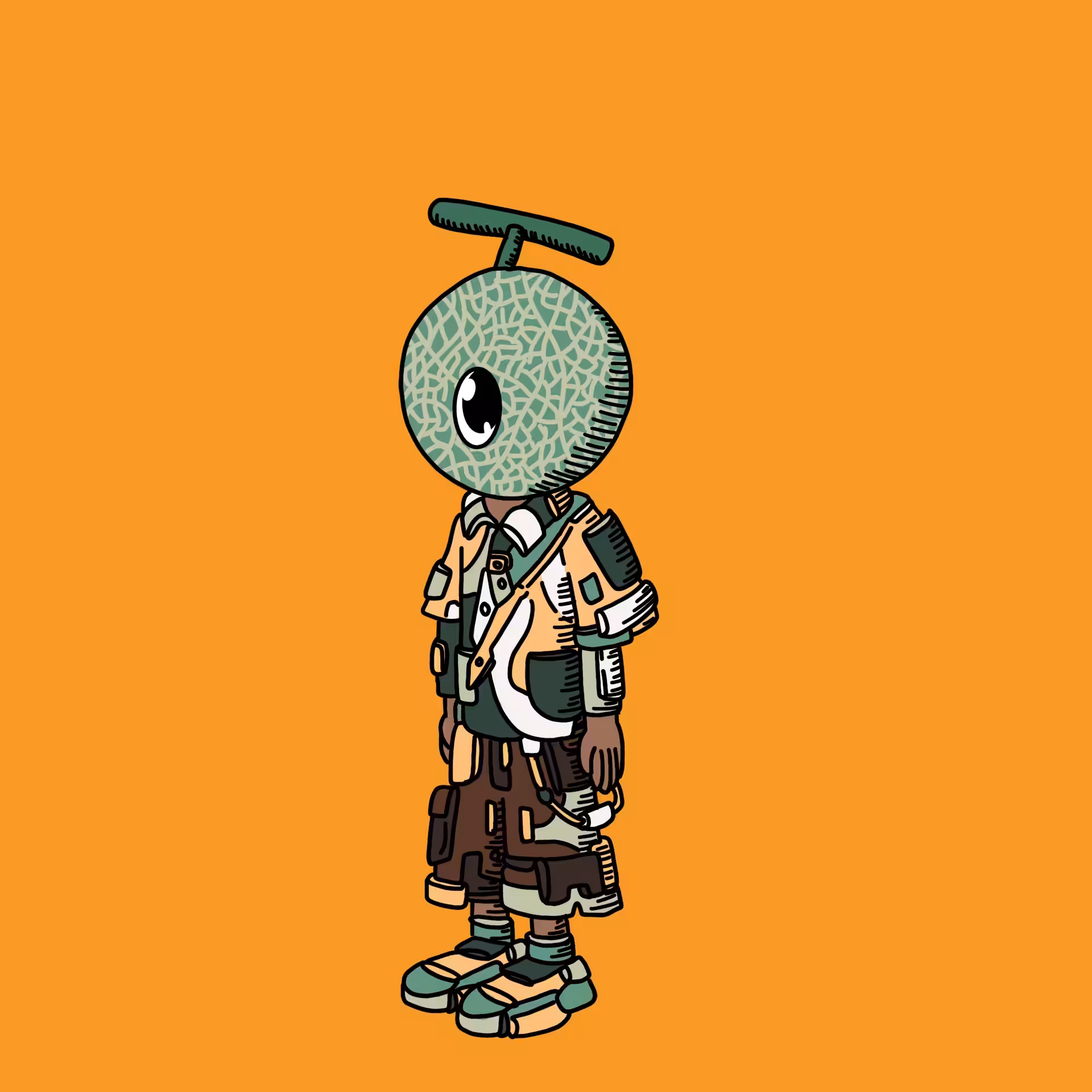 Melonfarmer one eyed guy #00257
