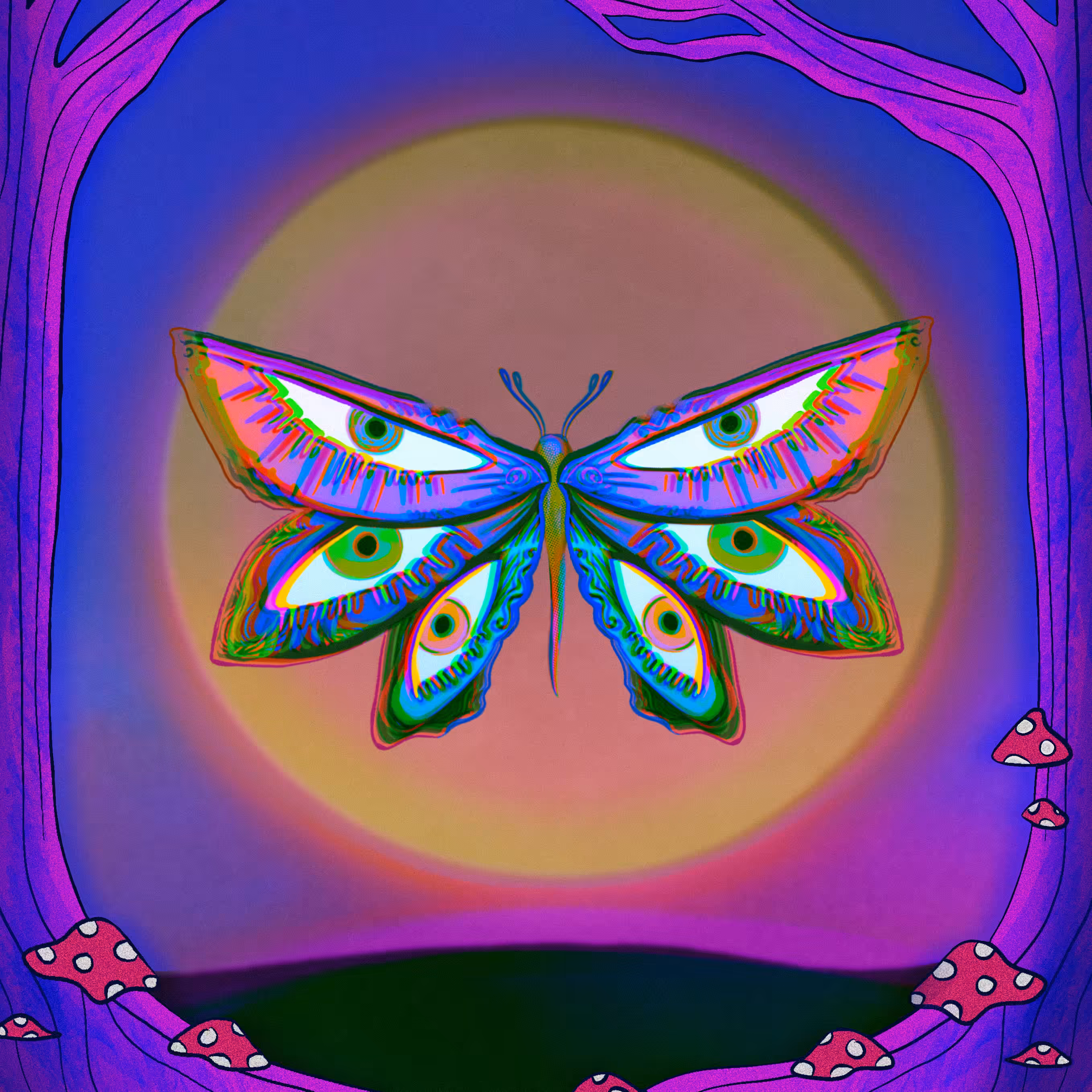 Trippy Uman Butterfly