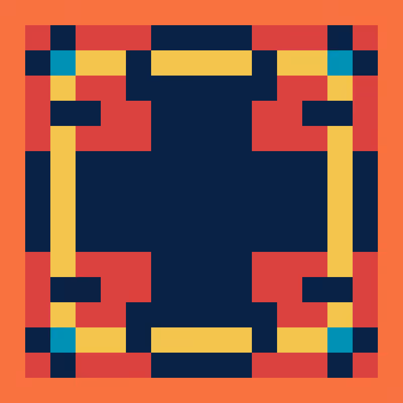 Pixel Mandala #55
