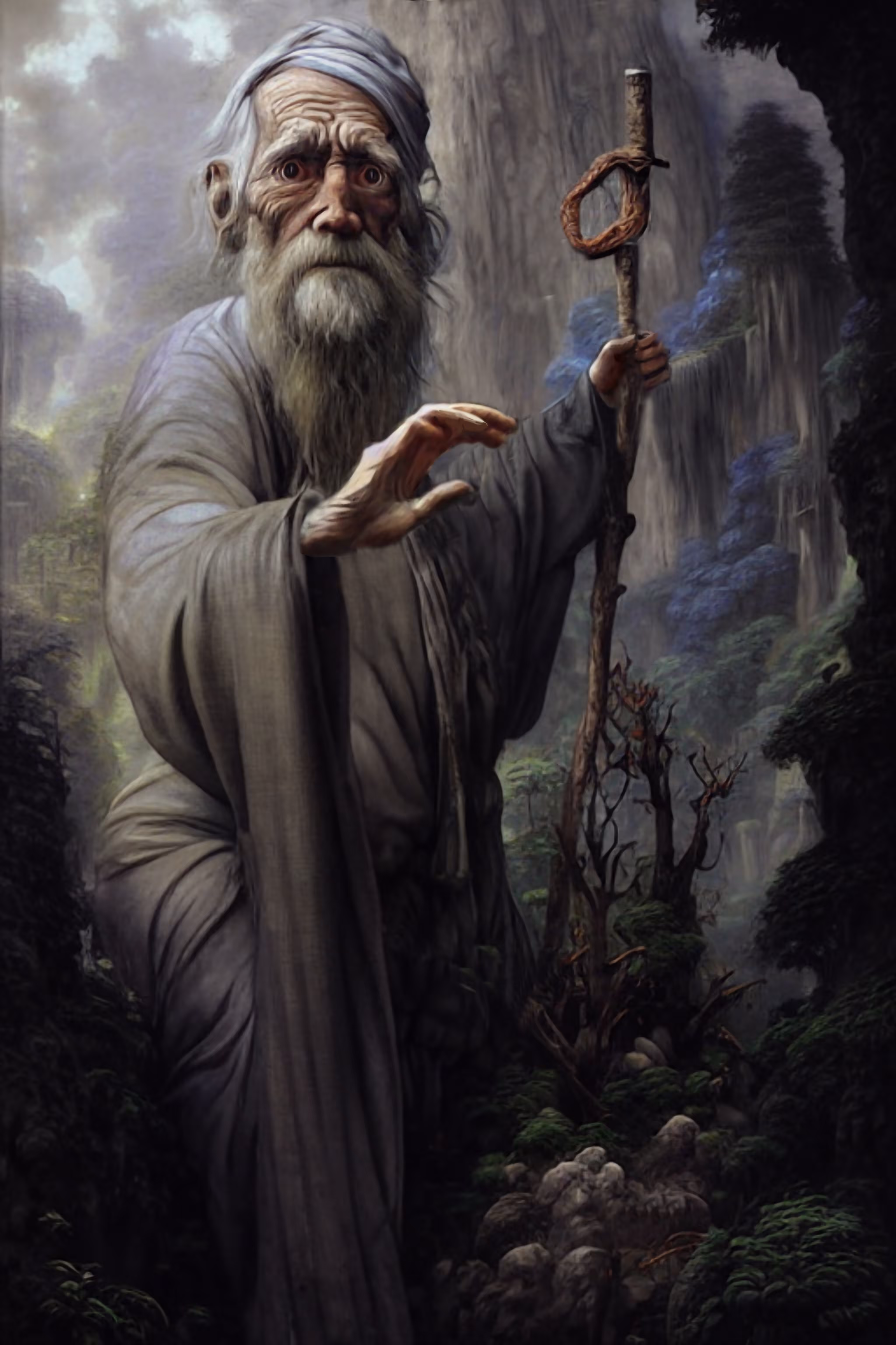 The Blind Hermit Revisited