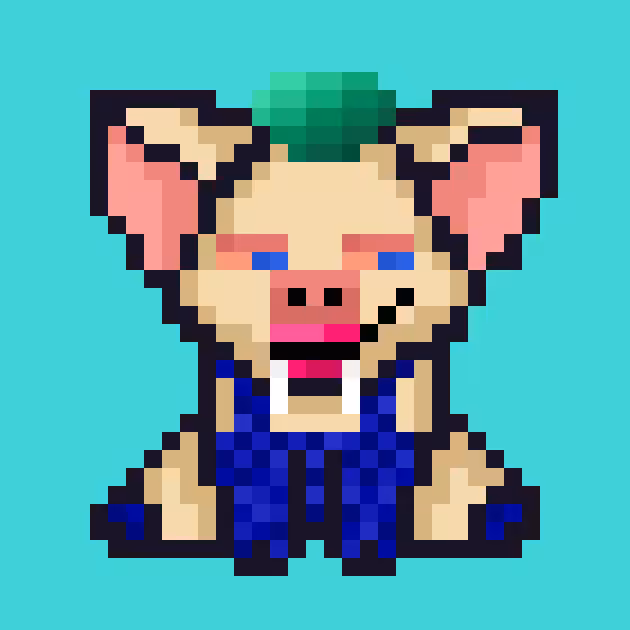 Punk Pig #00192