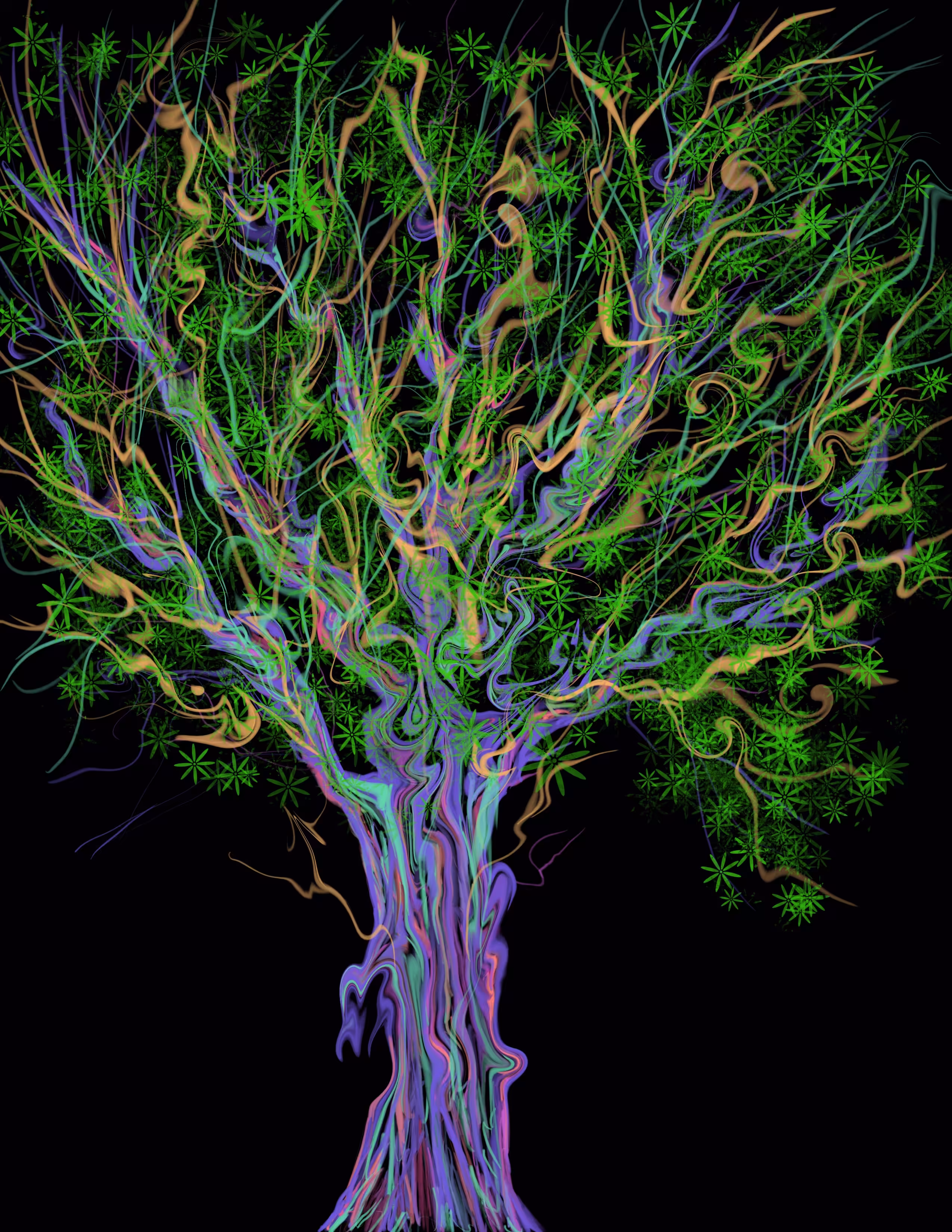 Green Tree @ArtByLeClaireD1
