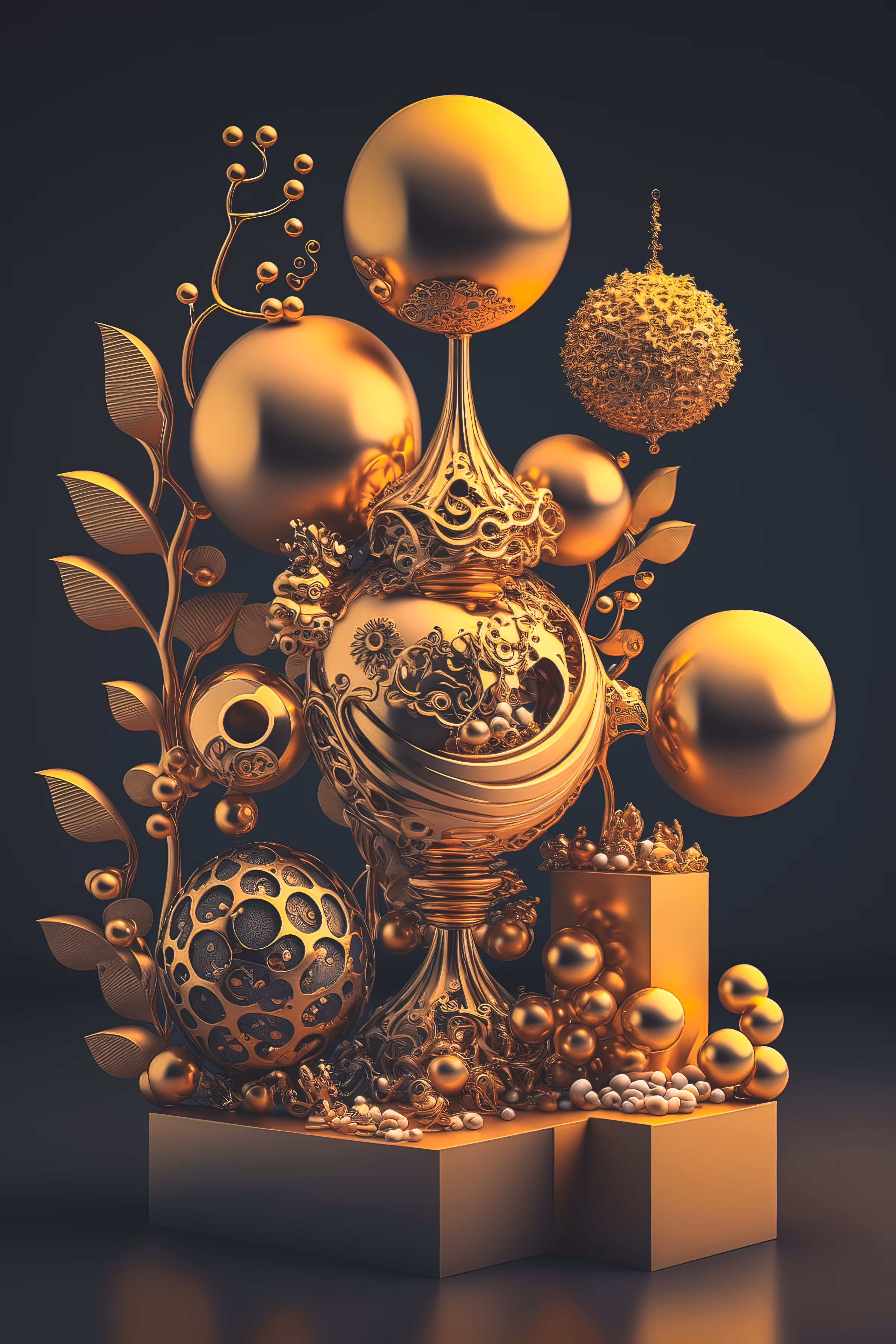 Gold Objkt 002