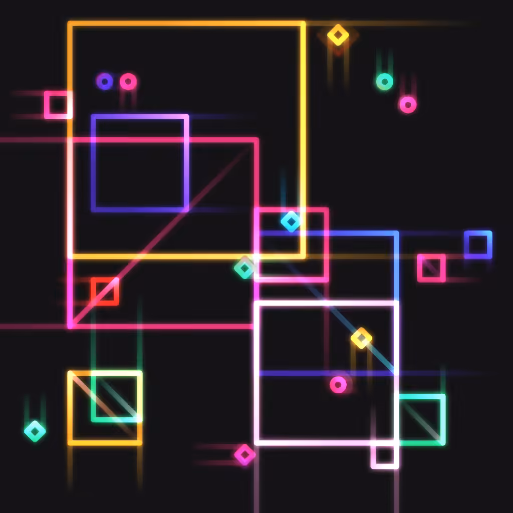 neon squares