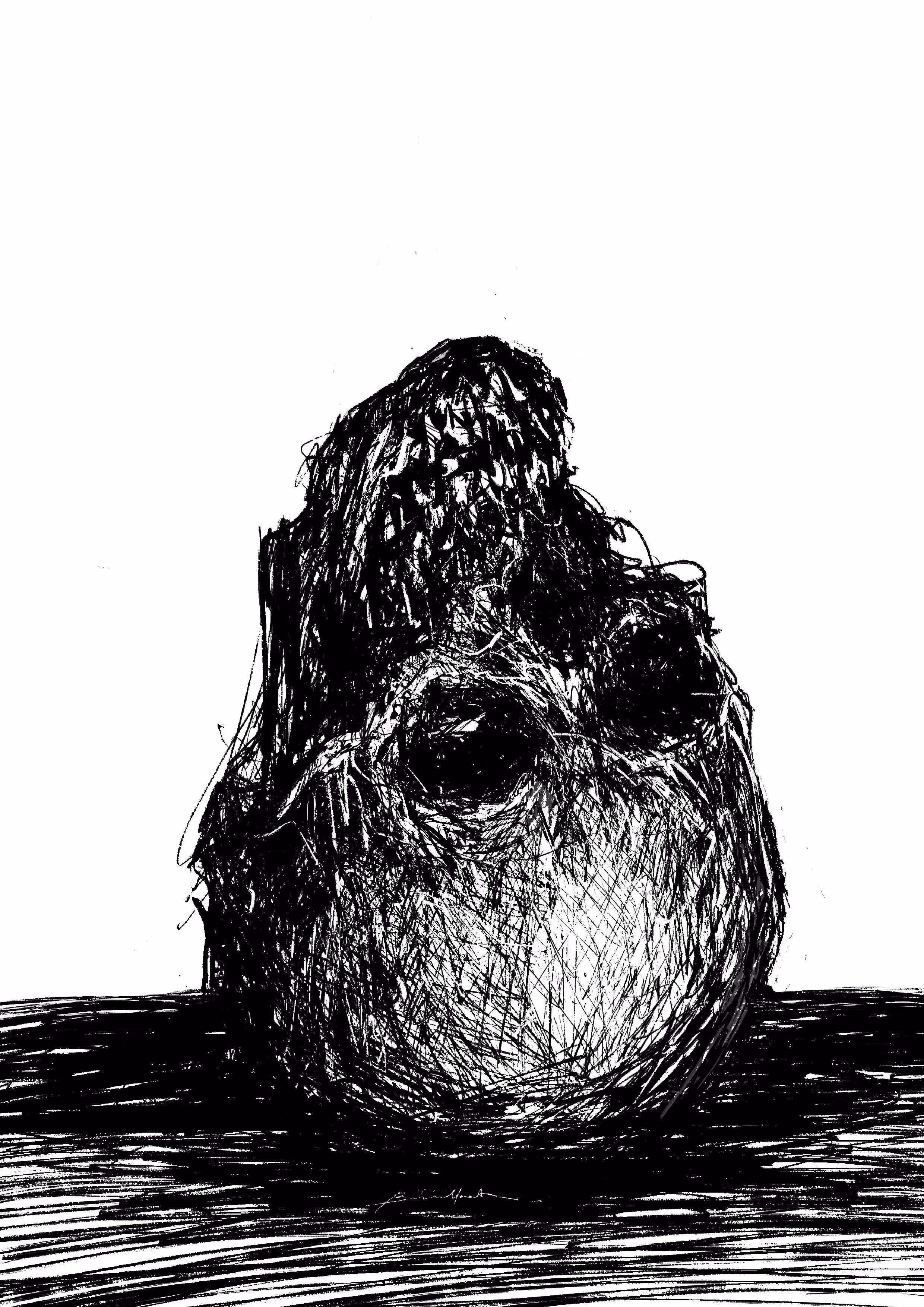 Skull Drawing 4