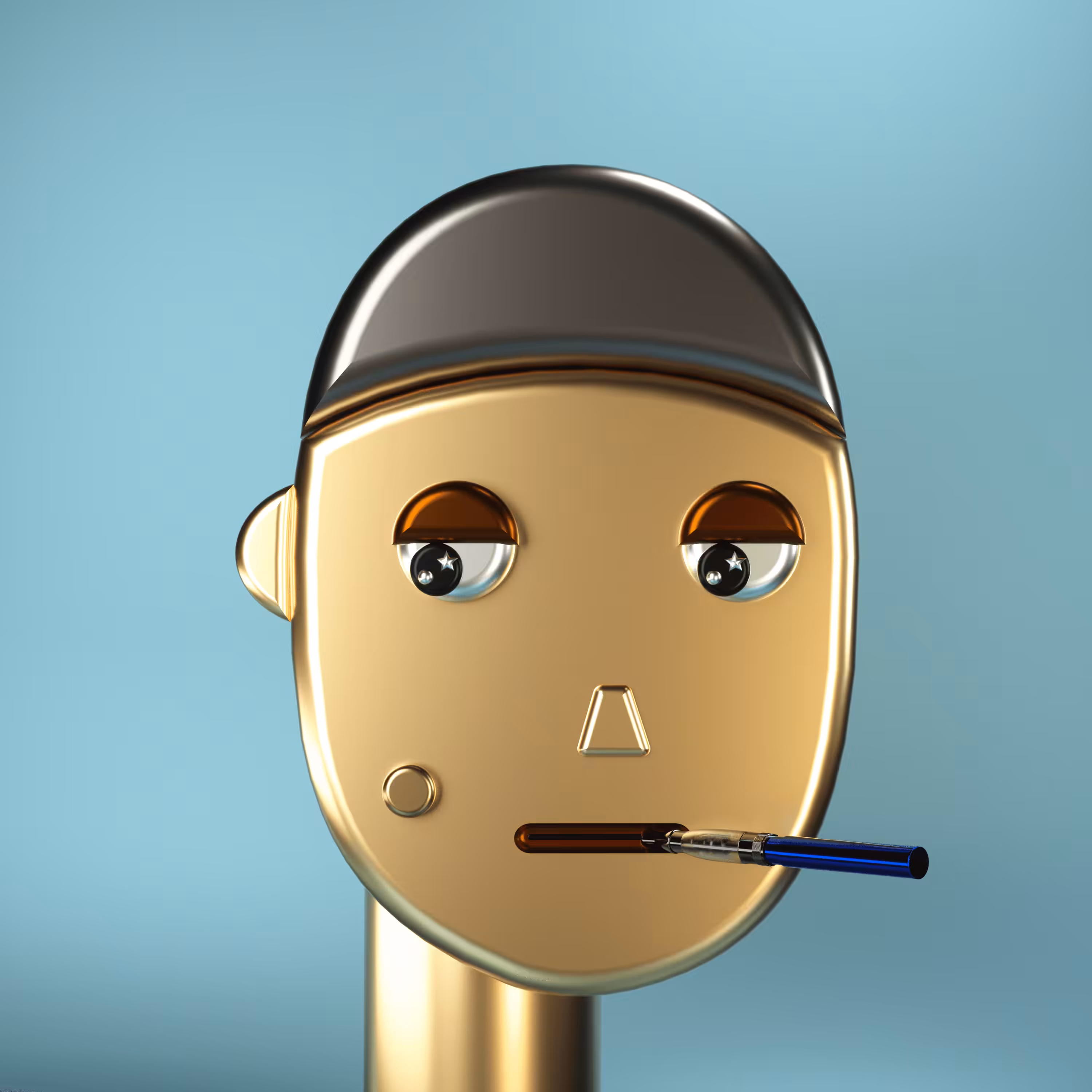 3D Chrome Punks: 3D Chrome Punk #0288