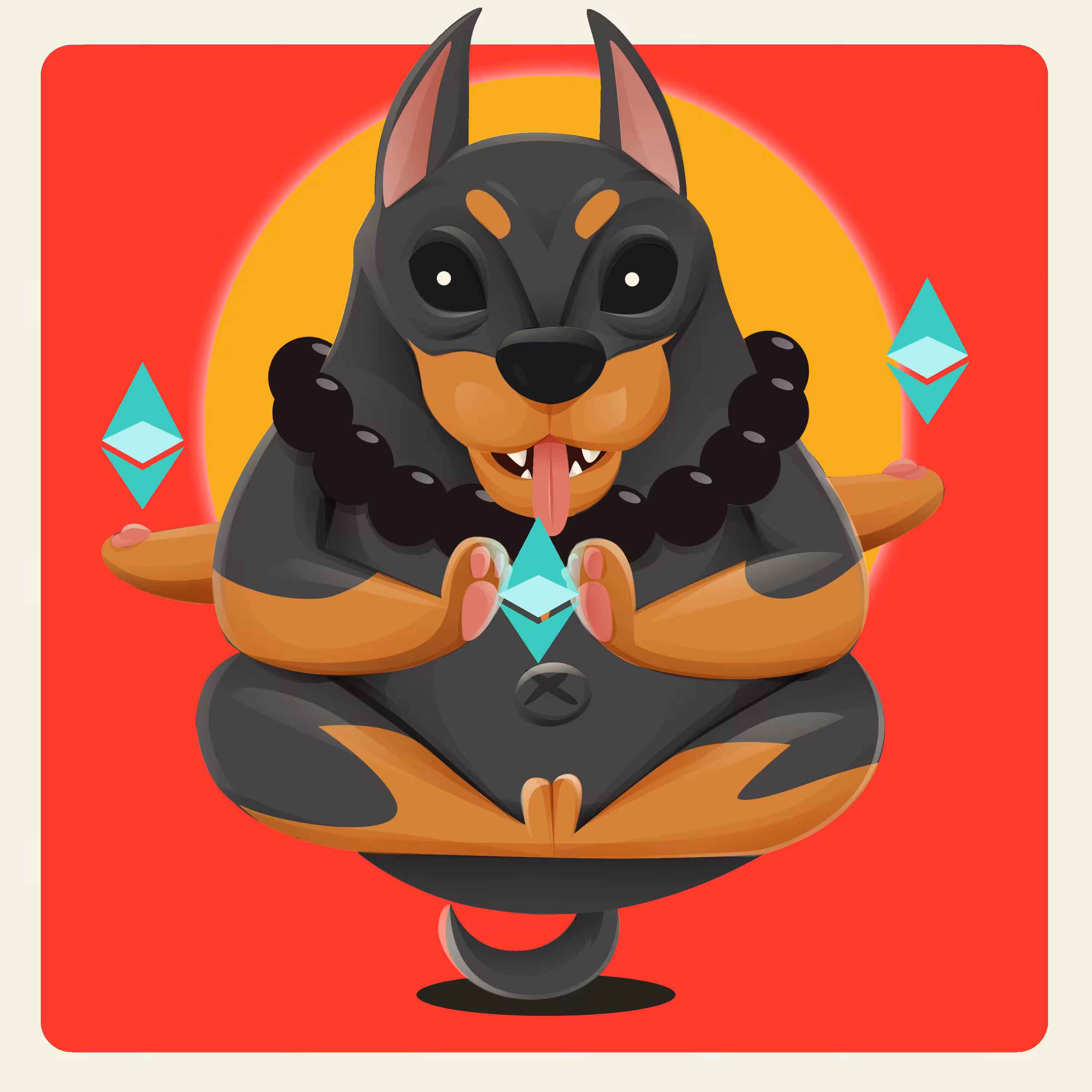Doberman god