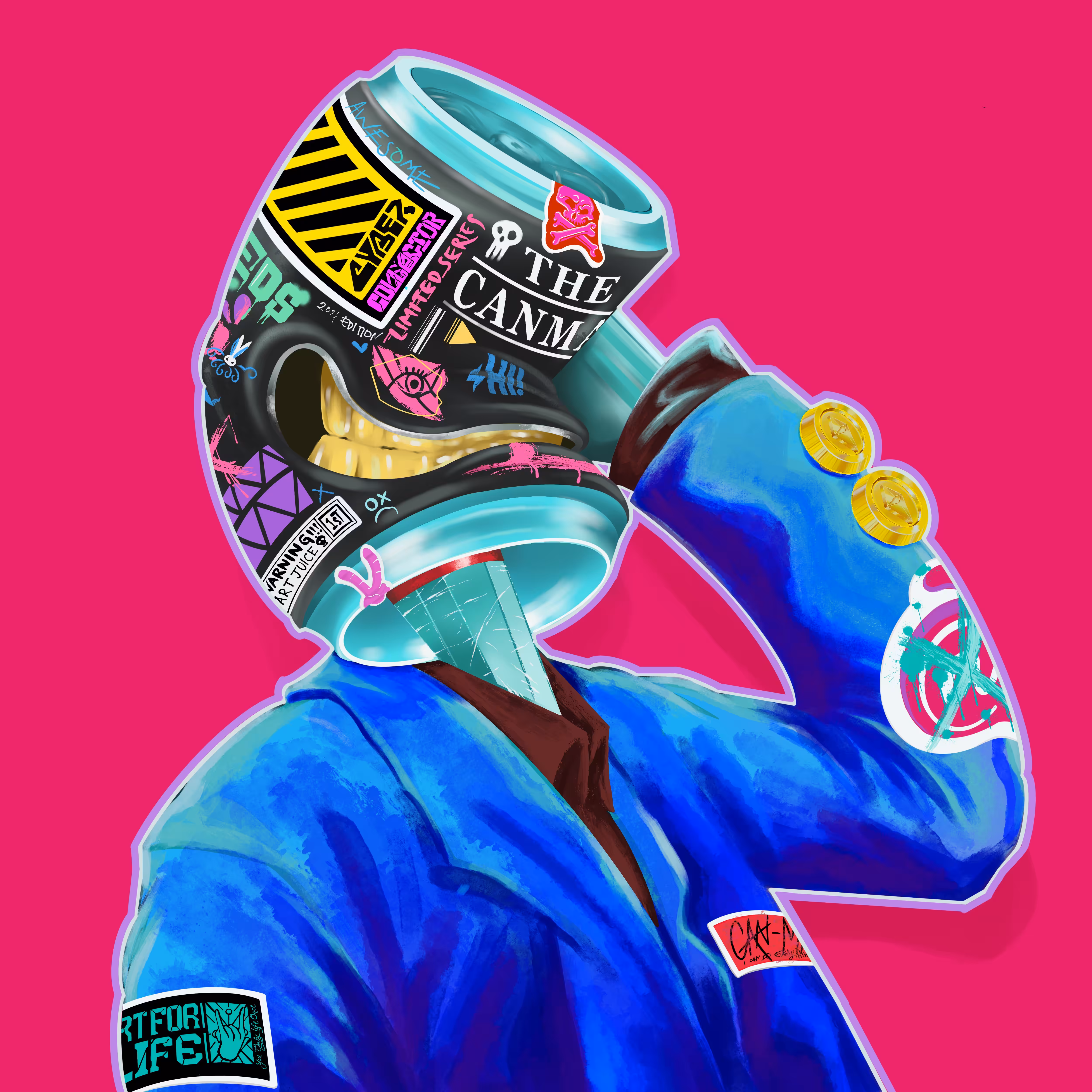 Cyber Collector Can Man