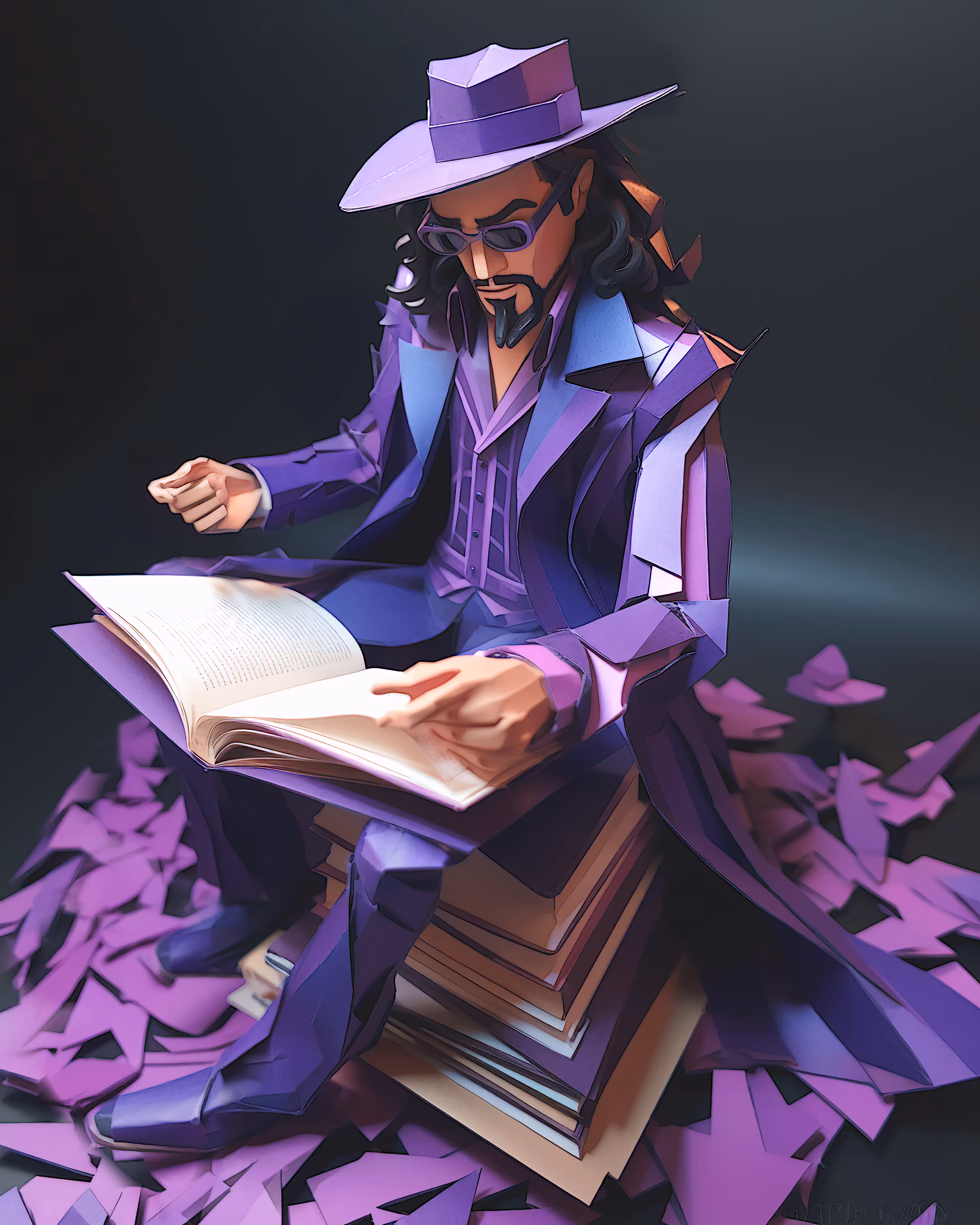Artmancer: Glitchigami Paper Dolls - #01