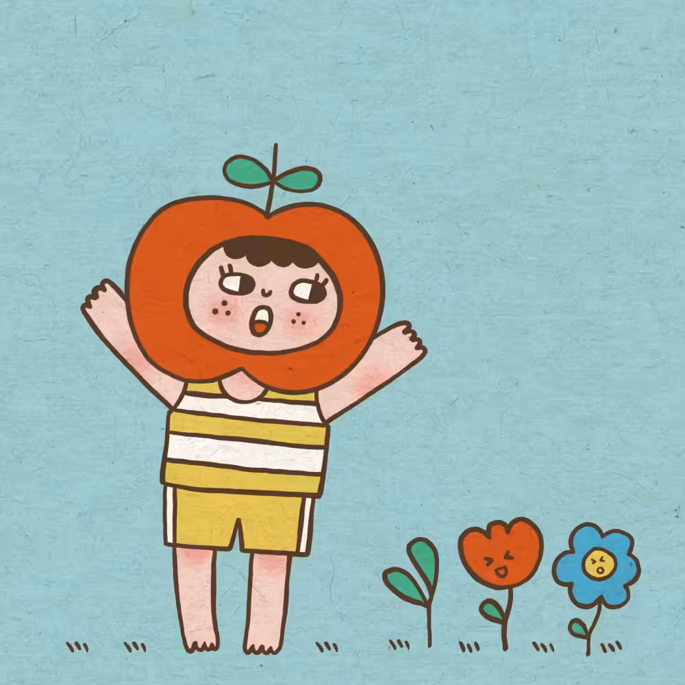 Apple Girl and UFO