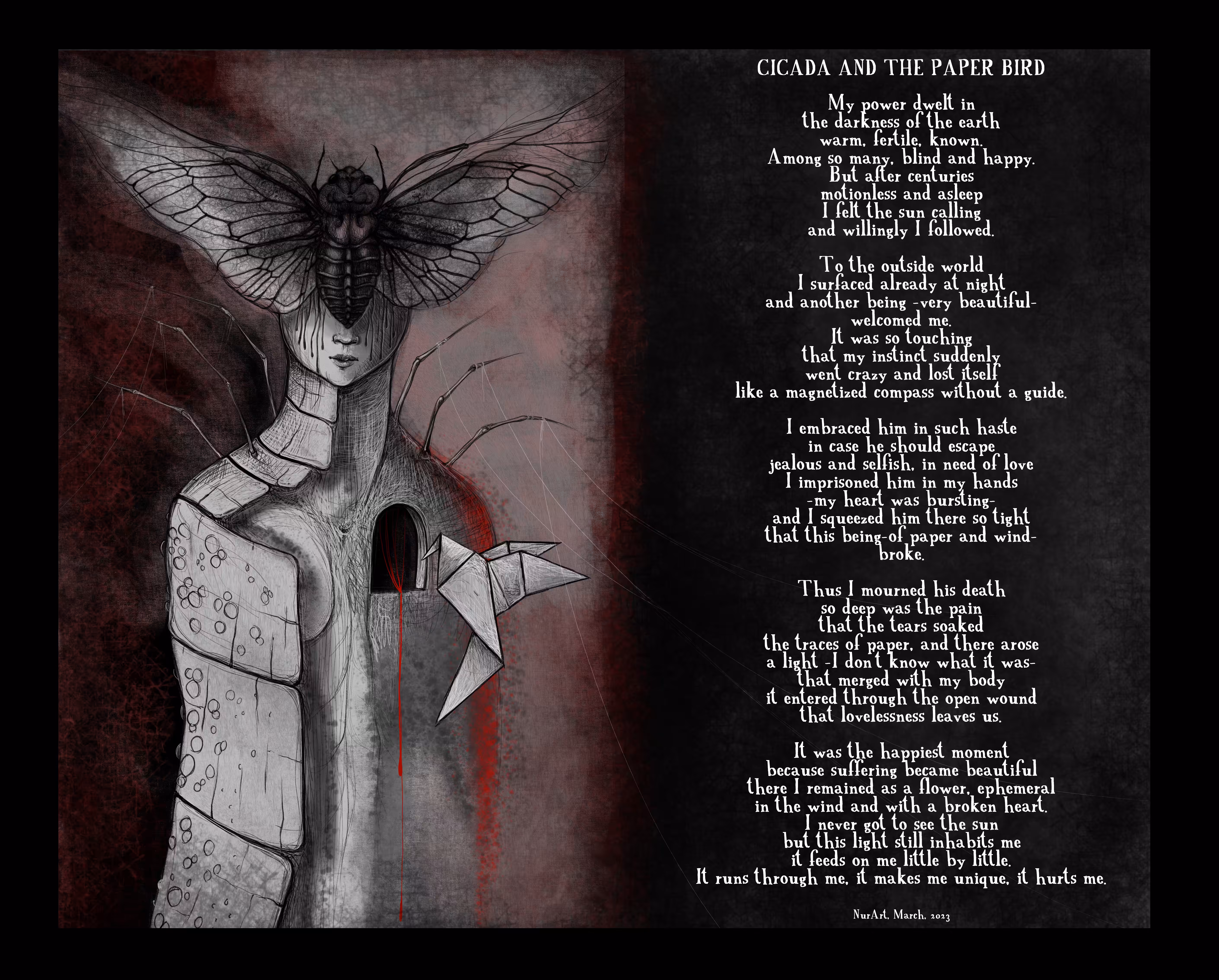 Cicada and the Paper Bird+Poetry