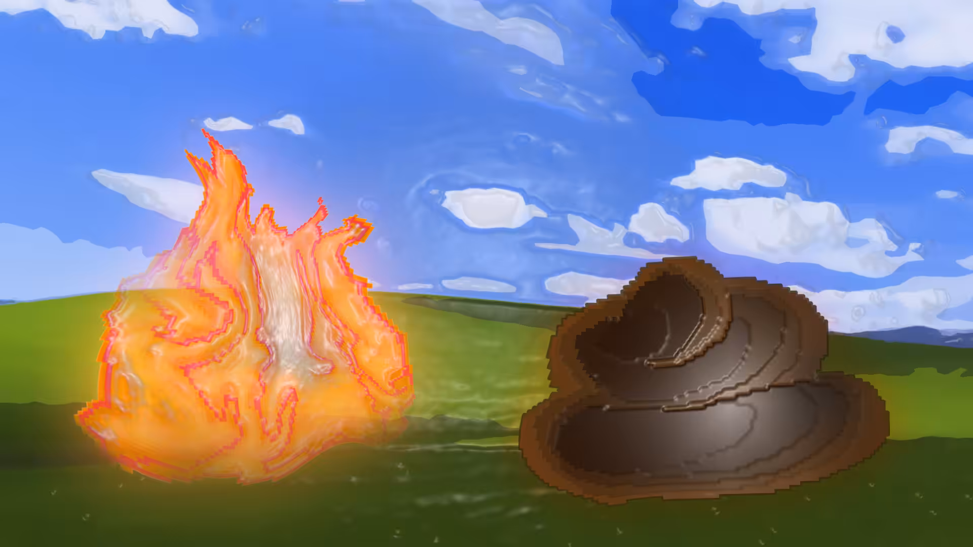 “U Don’t Gotta Burn The Earth 2B Hot Shit” - by @NeonPeZ