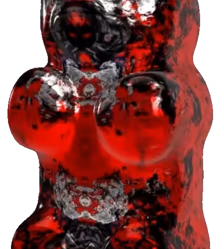 Rorschach Trip Gummy Bear #003