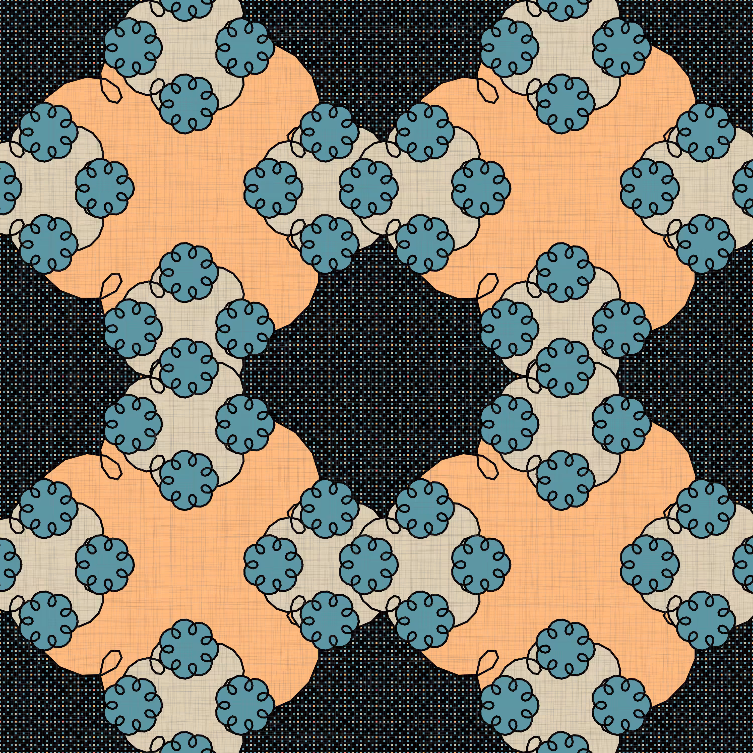 10 patterns 10 palettes #35