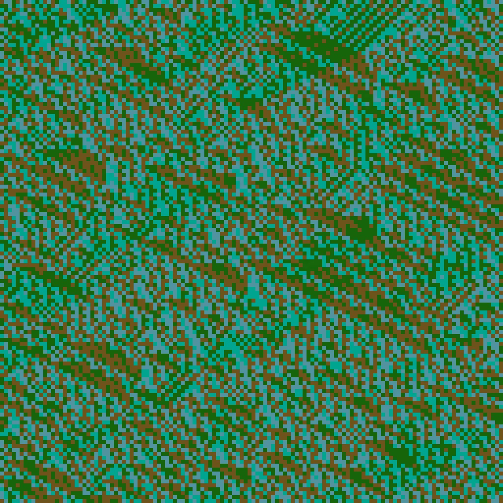 Blending Neighbors Cellular Automata #28