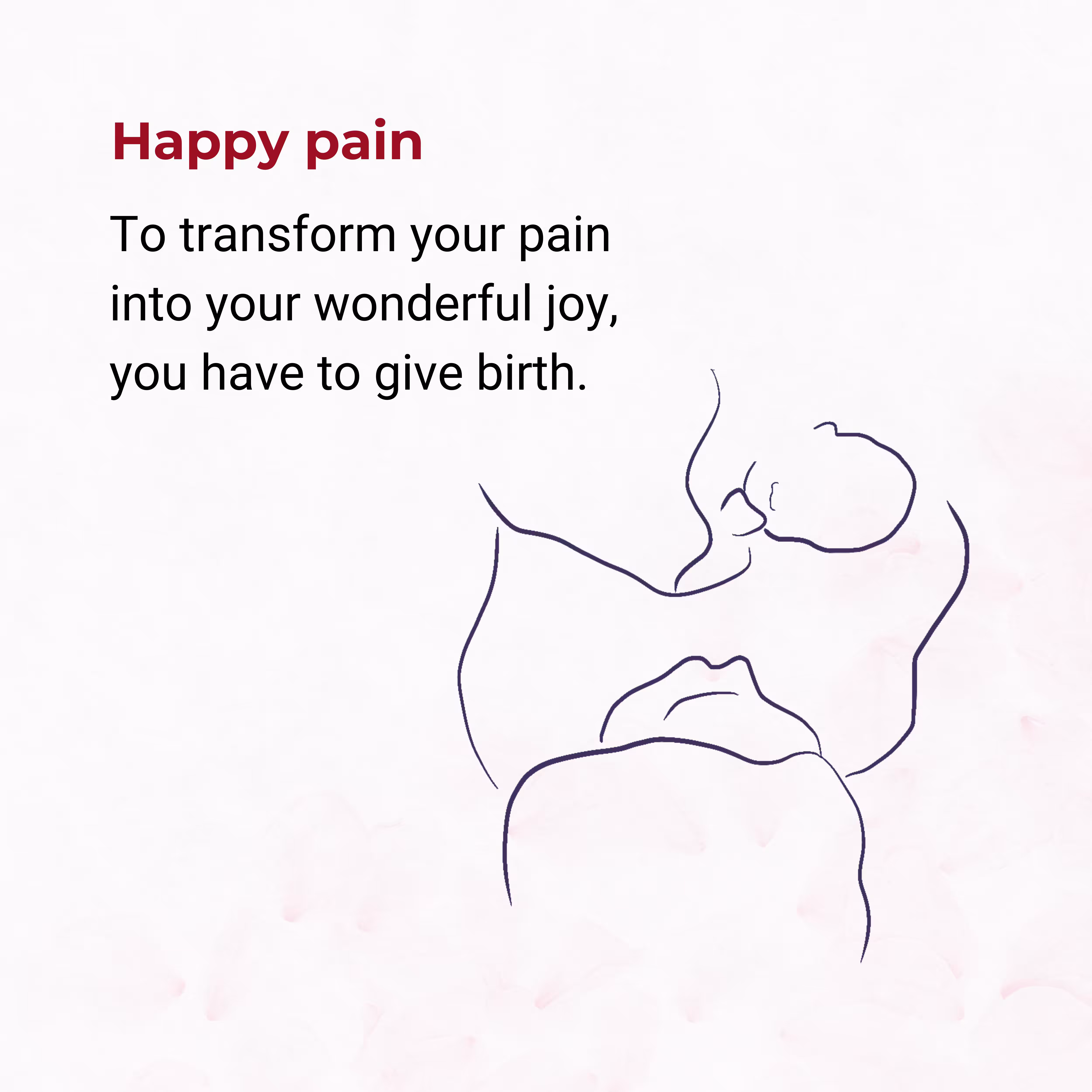 Mother&baby illustrated senryu 2/4