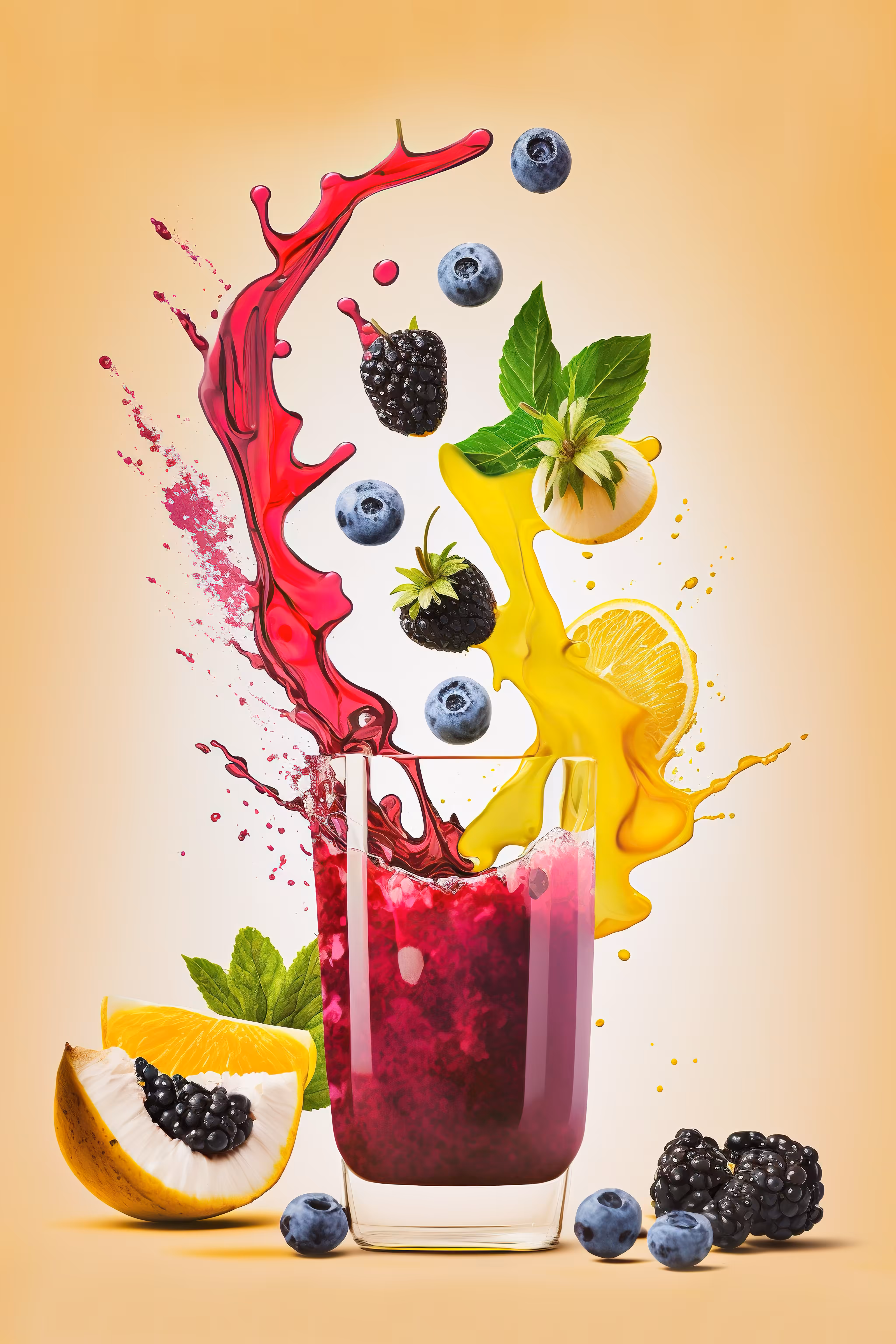 Mystic Berry Elixir with Citrus Twist
