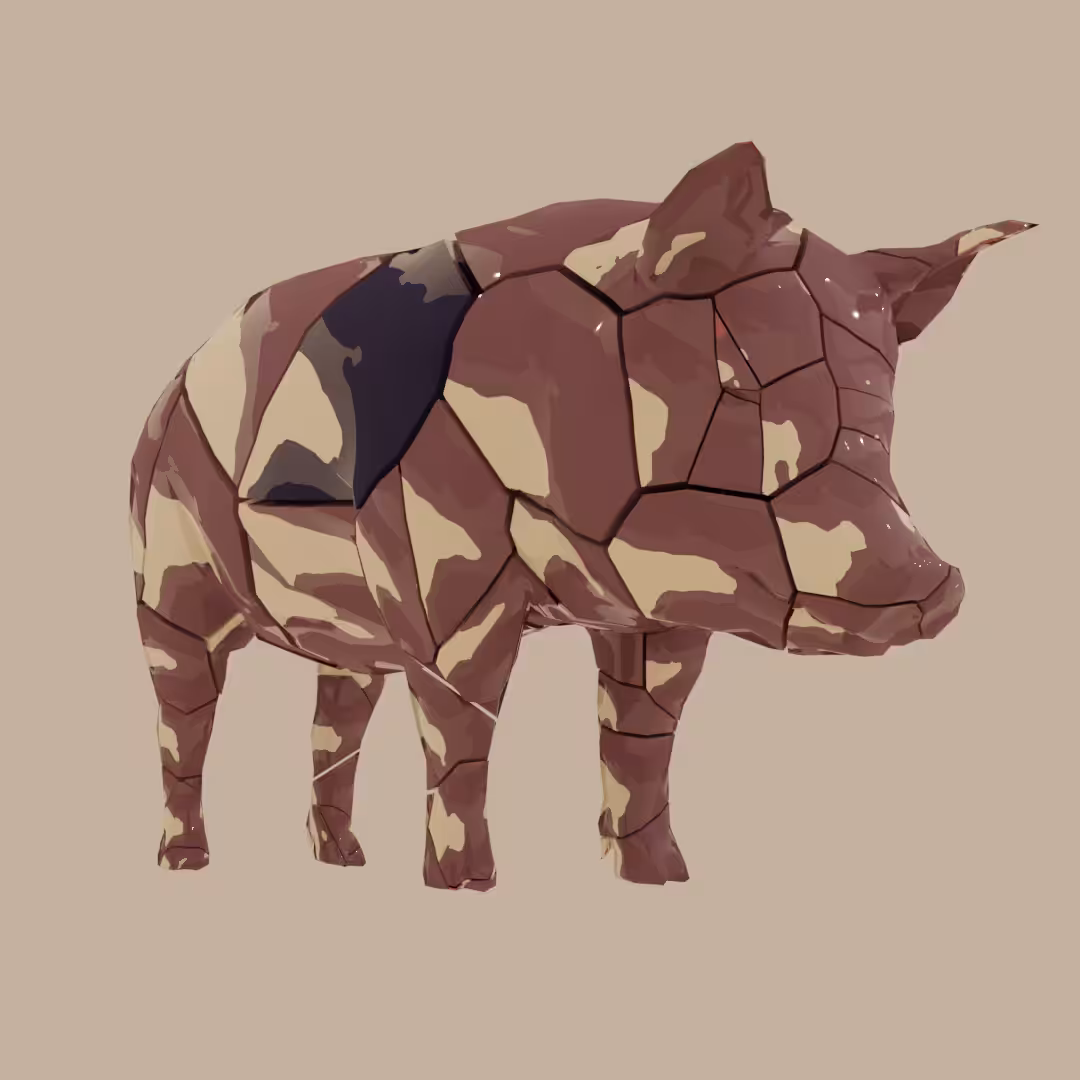 3D Pig Fractured