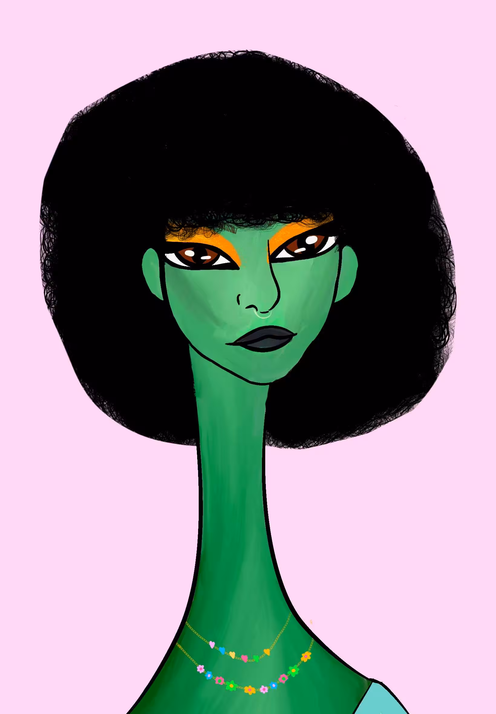 Long Neckie Ladies: Long Neckie Lady #877