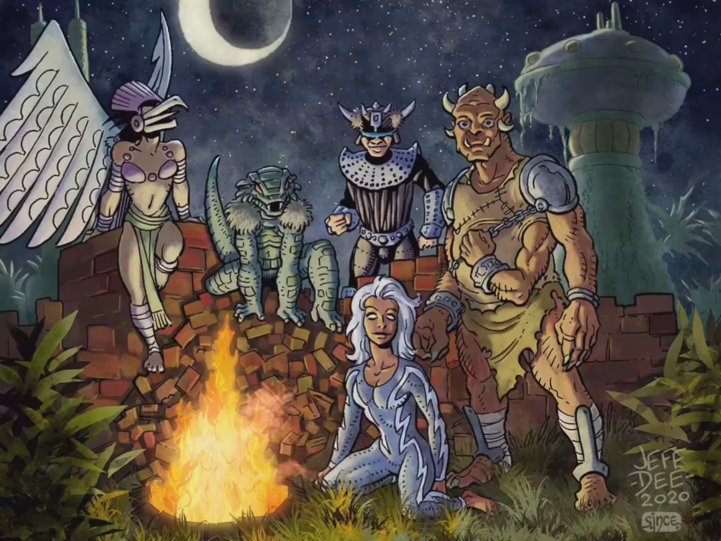 Official TSR® Games GiantLands® Animated Illustration