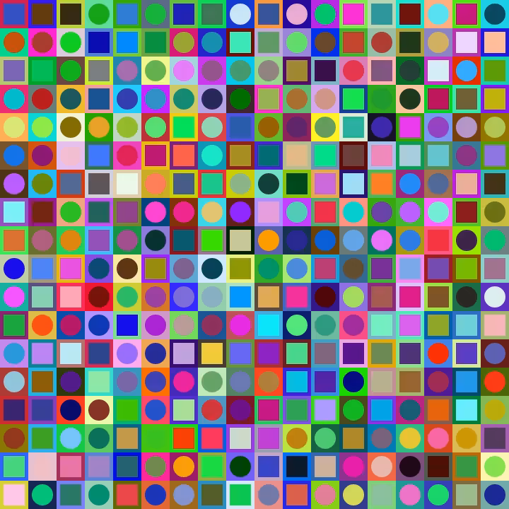 Square Dot Composition #246