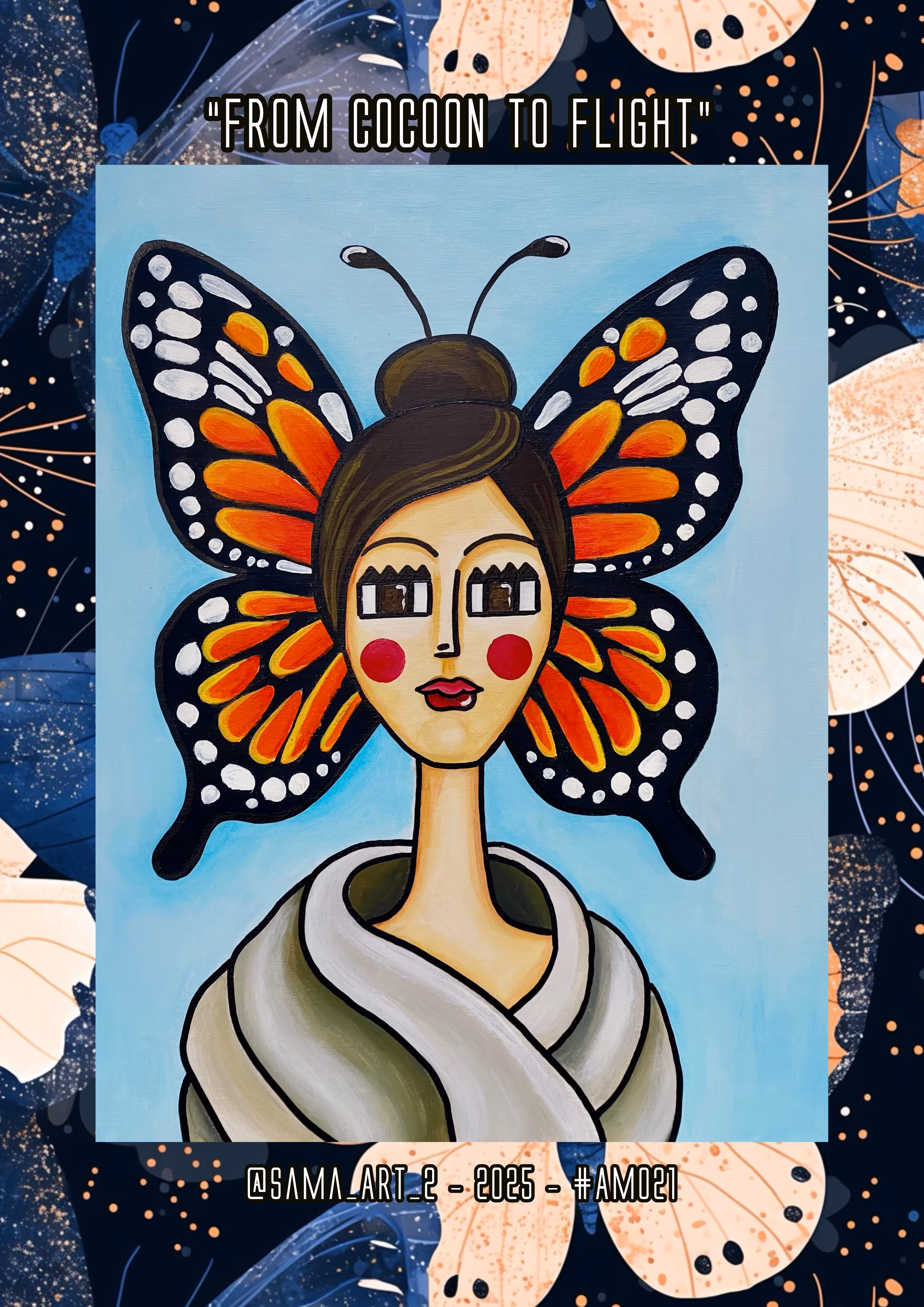 From Cocoon to Flight by Sama_Art_2