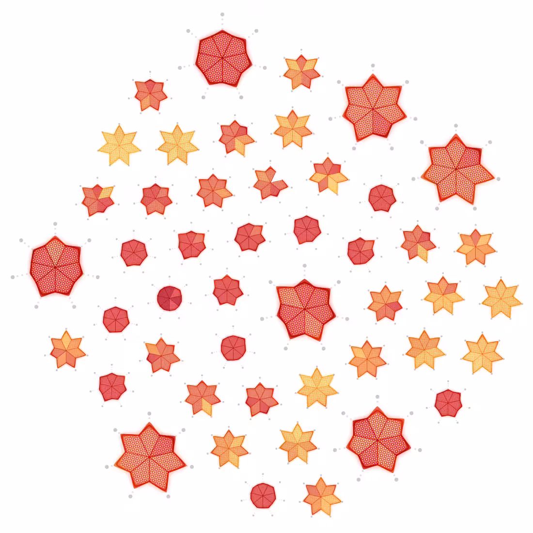 World Stars | Red Palette