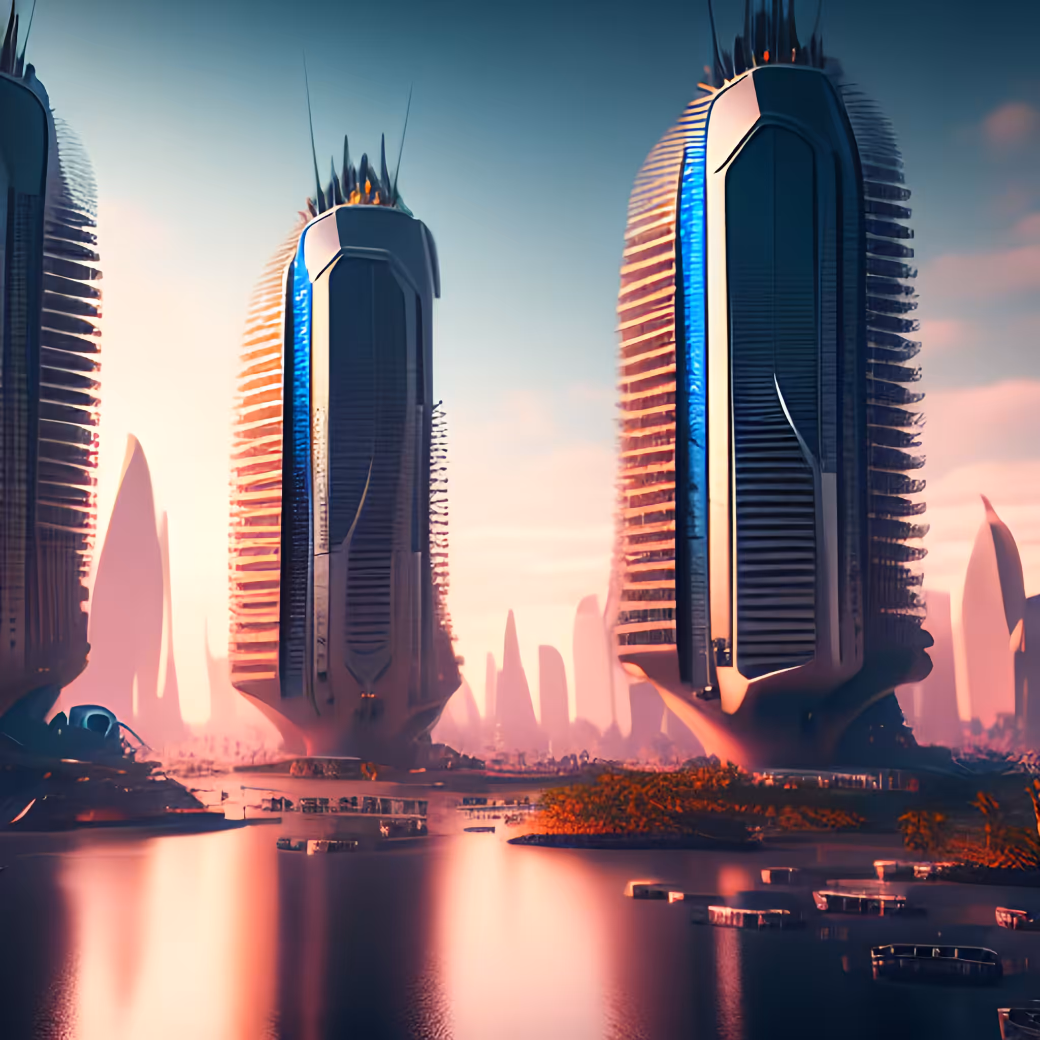 FUTURISTIC CITY #92