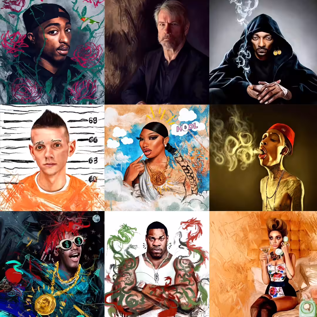 Ten Second Artist - Portrait Commission NFT