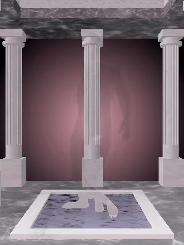 HeavenComputer: The Fading Fragmented Injured Midnight Gloss Man #7046